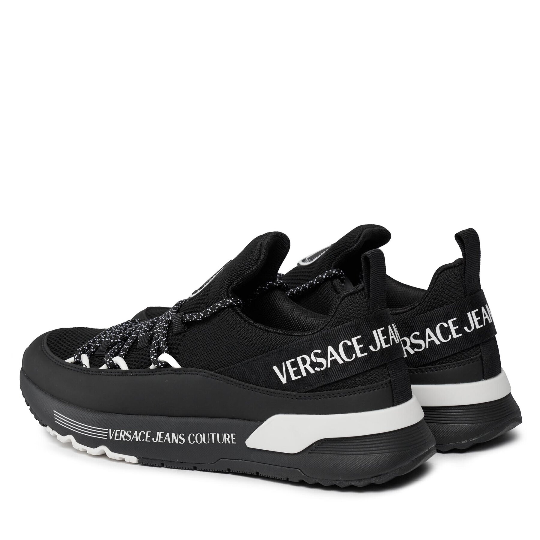 Versace Jeans Couture Сникърси 75YA3SA5 Черен - Pepit.bg