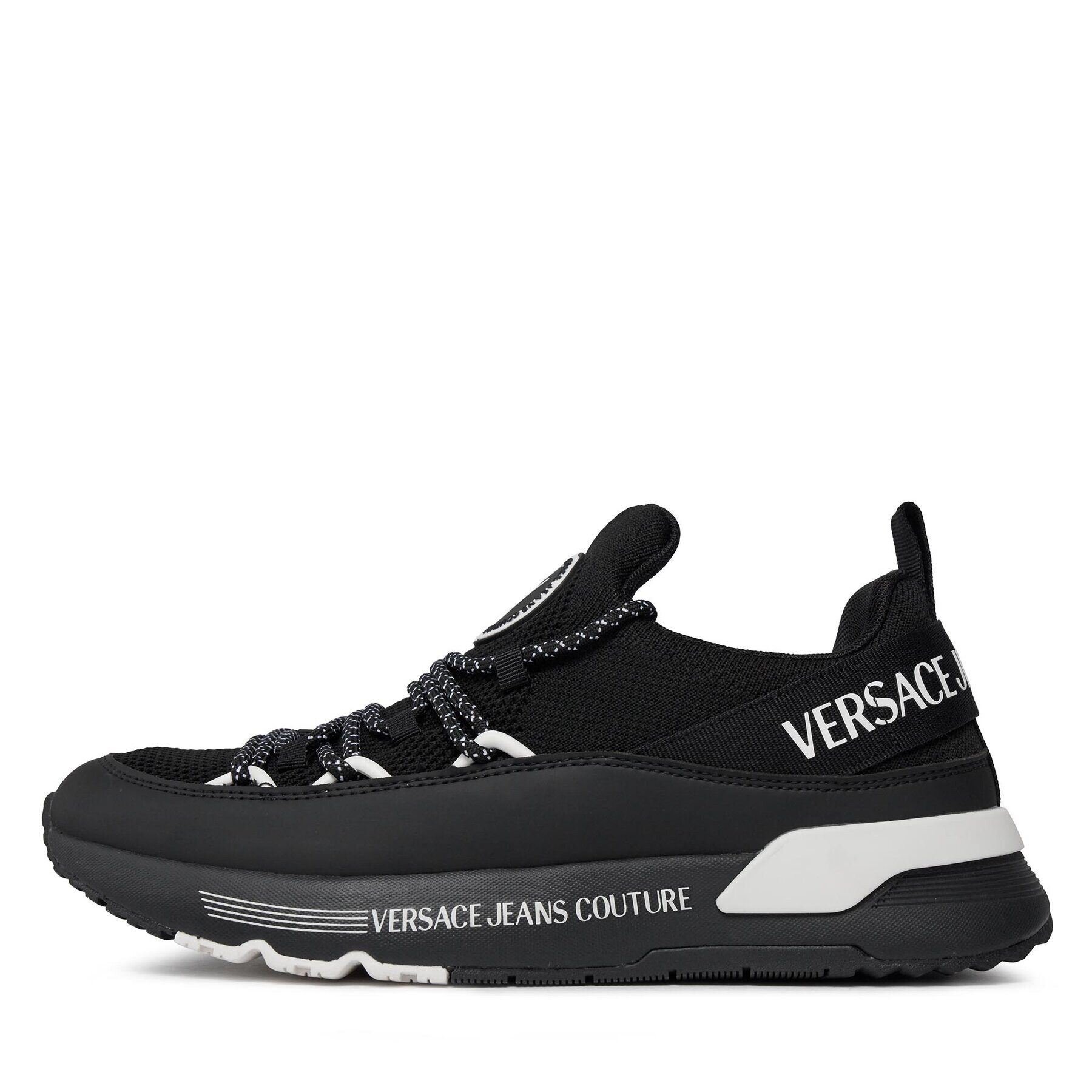 Versace Jeans Couture Сникърси 75YA3SA5 Черен - Pepit.bg