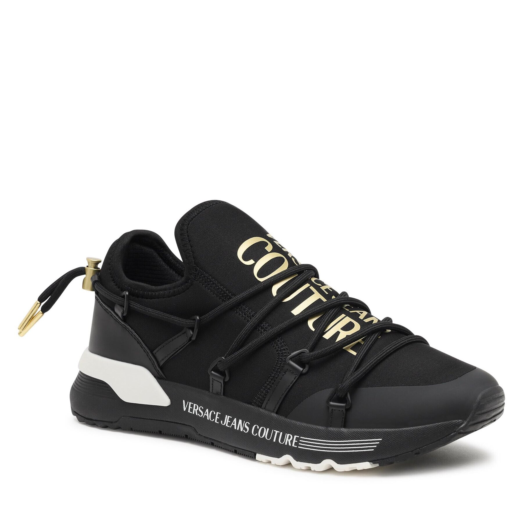 Versace Jeans Couture Сникърси 75YA3SA6 Черен - Pepit.bg