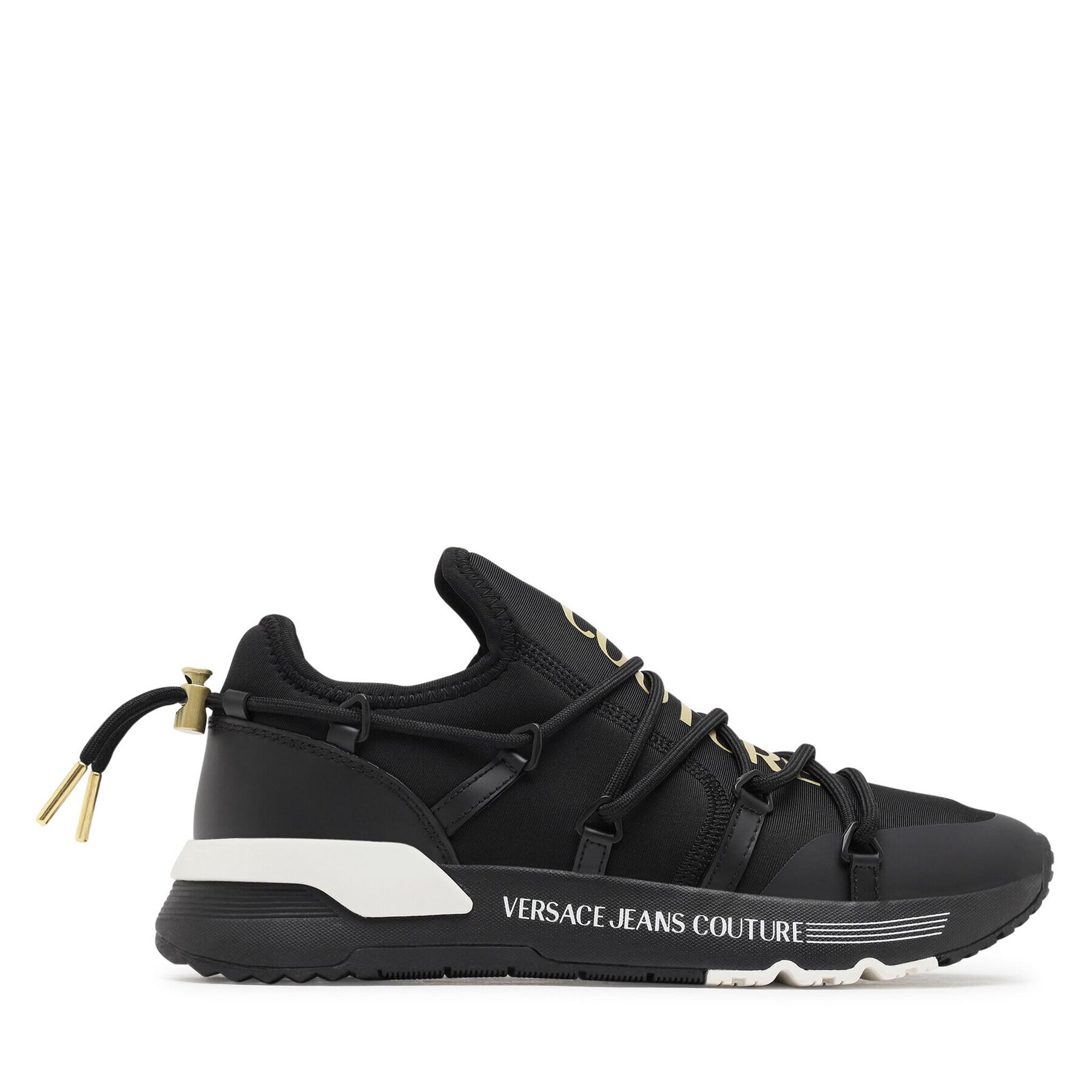 Versace Jeans Couture Сникърси 75YA3SA6 Черен - Pepit.bg