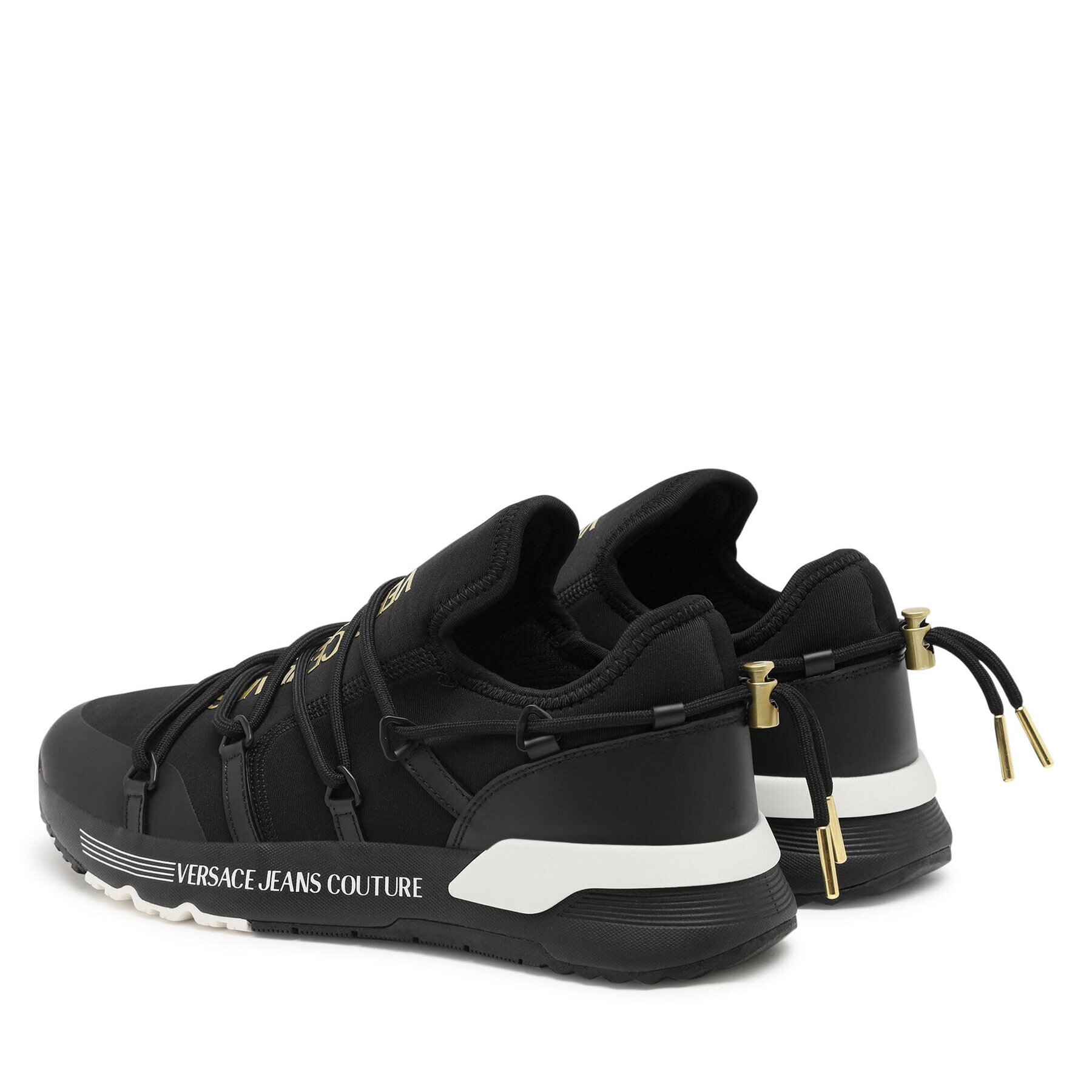 Versace Jeans Couture Сникърси 75YA3SA6 Черен - Pepit.bg