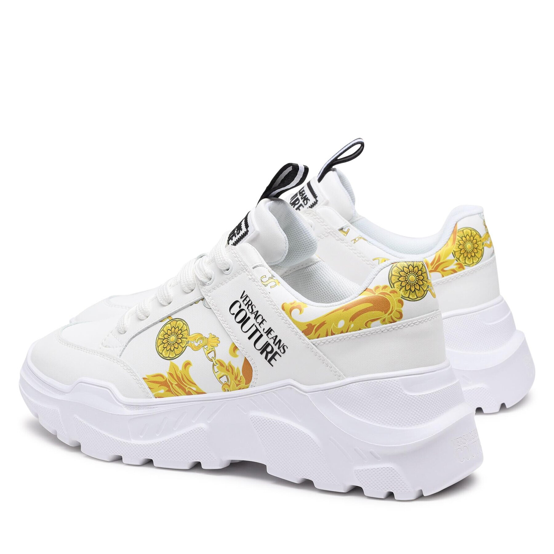Versace Jeans Couture Сникърси 75YA3SC2 Бял - Pepit.bg