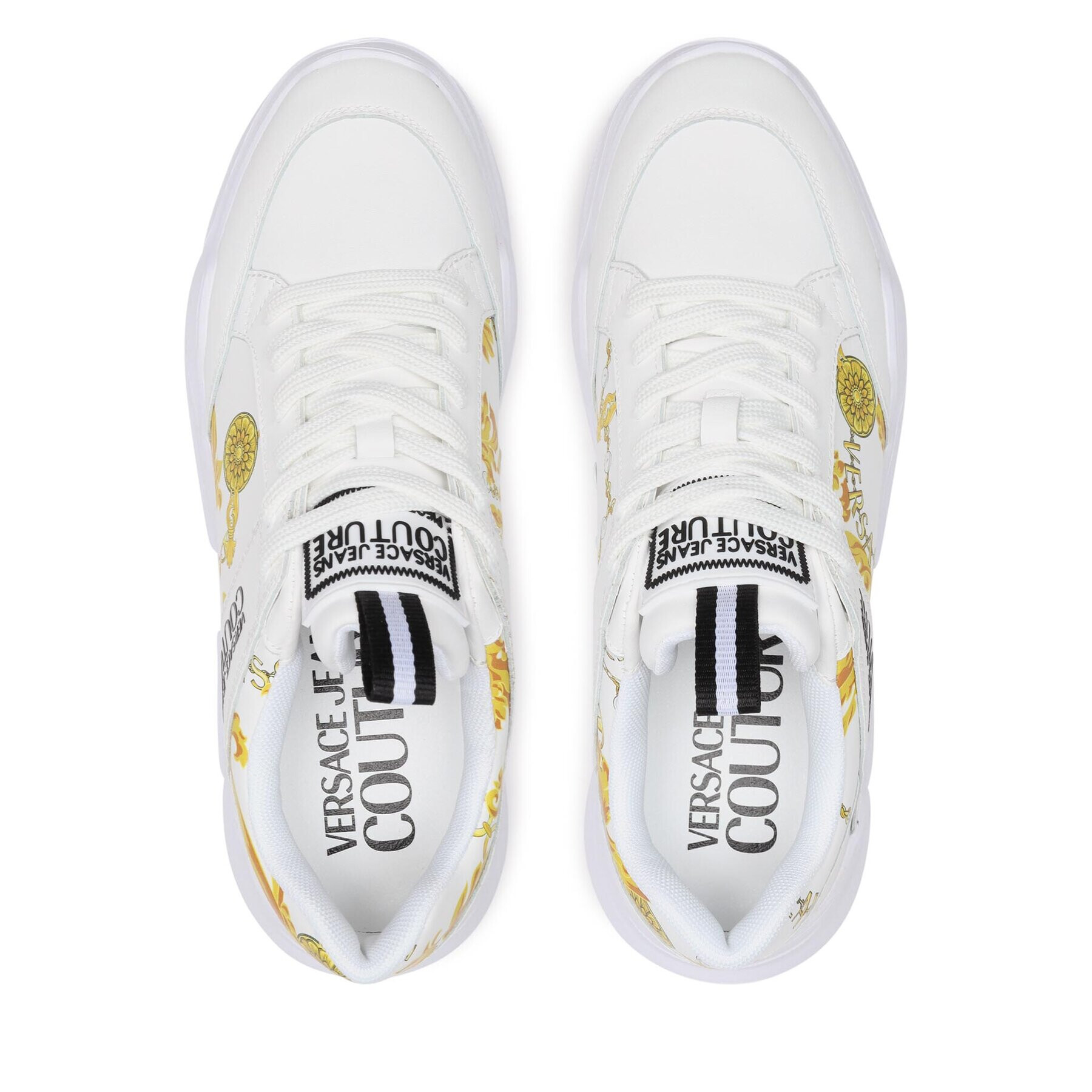 Versace Jeans Couture Сникърси 75YA3SC2 Бял - Pepit.bg
