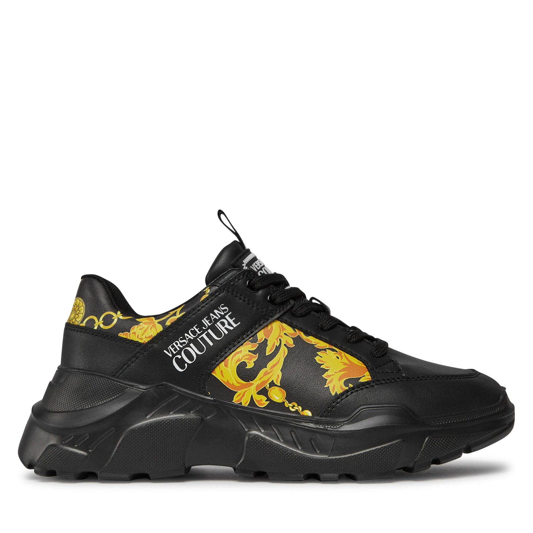 Versace Jeans Couture Сникърси 75YA3SC2 Черен - Pepit.bg