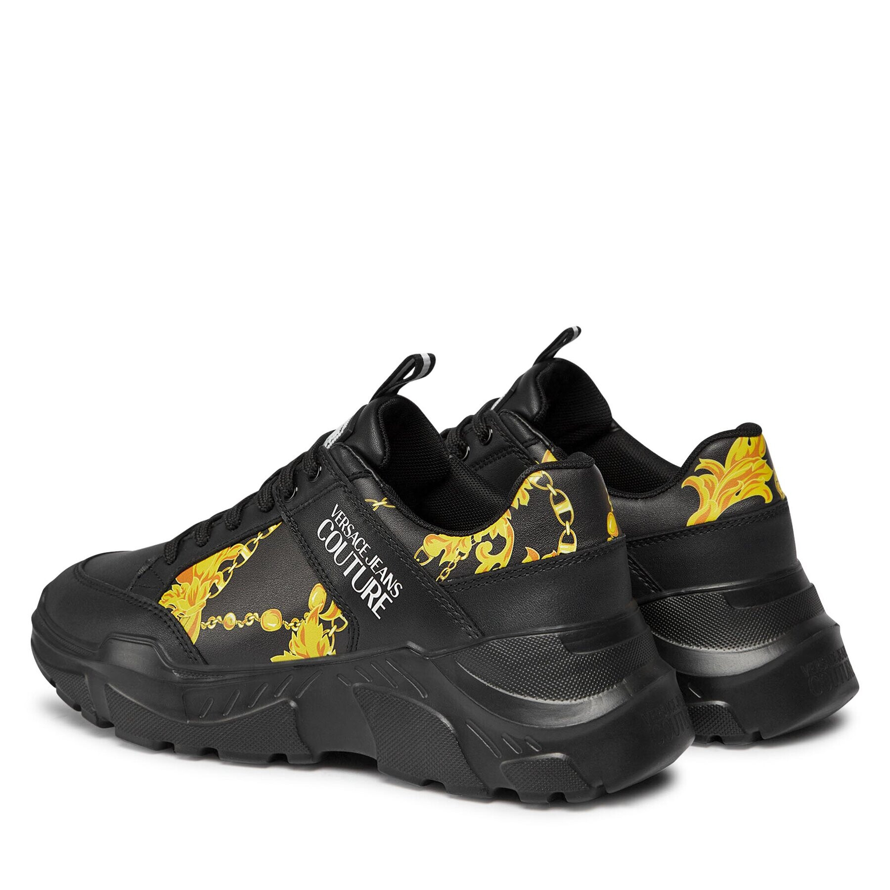 Versace Jeans Couture Сникърси 75YA3SC2 Черен - Pepit.bg