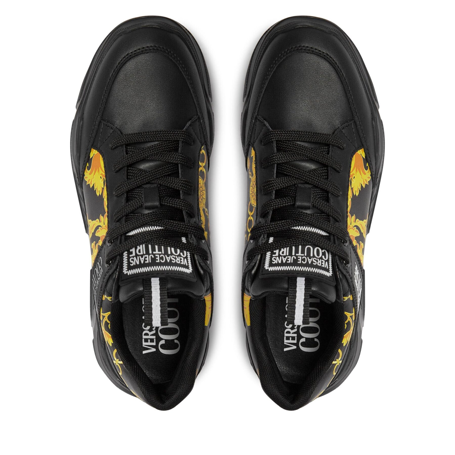 Versace Jeans Couture Сникърси 75YA3SC2 Черен - Pepit.bg