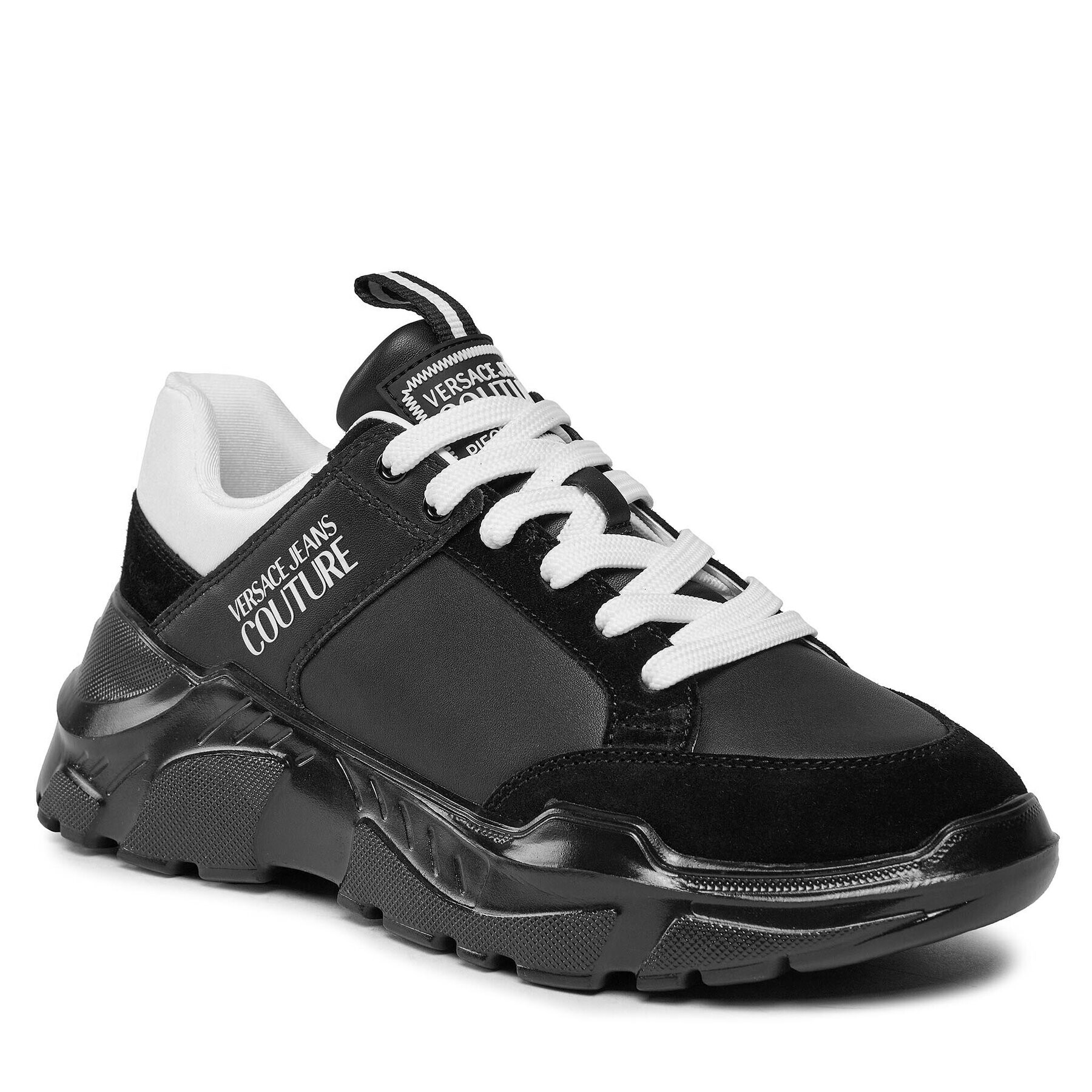 Versace Jeans Couture Сникърси 75YA3SC2 Черен - Pepit.bg