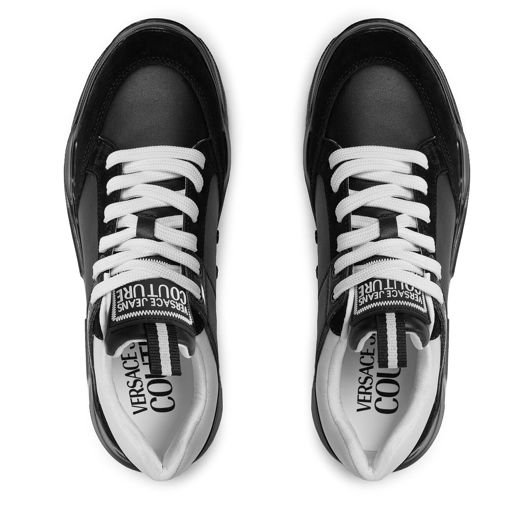 Versace Jeans Couture Сникърси 75YA3SC2 Черен - Pepit.bg