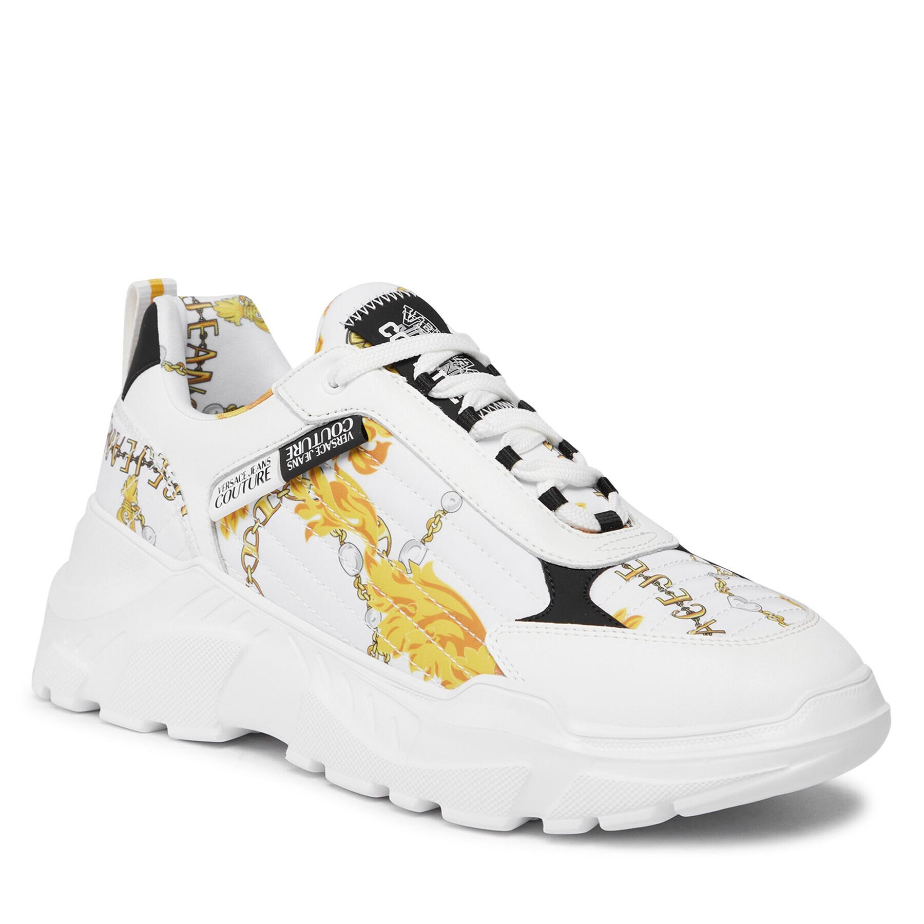 Versace Jeans Couture Сникърси 75YA3SC7 Бял - Pepit.bg