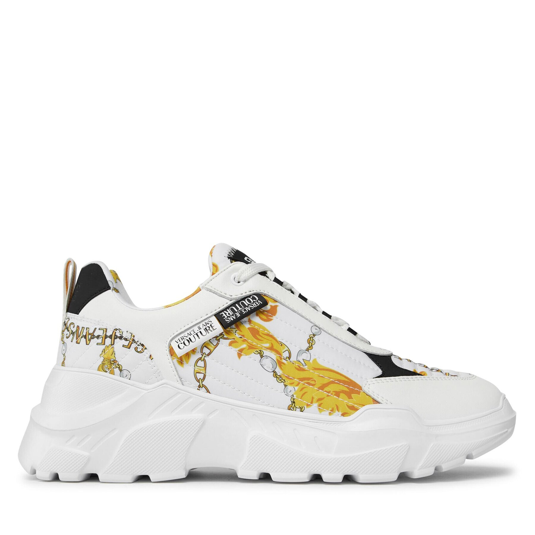 Versace Jeans Couture Сникърси 75YA3SC7 Бял - Pepit.bg