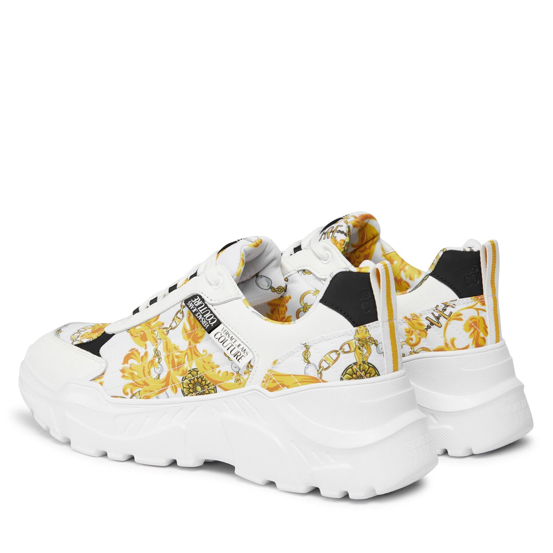 Versace Jeans Couture Сникърси 75YA3SC7 Бял - Pepit.bg