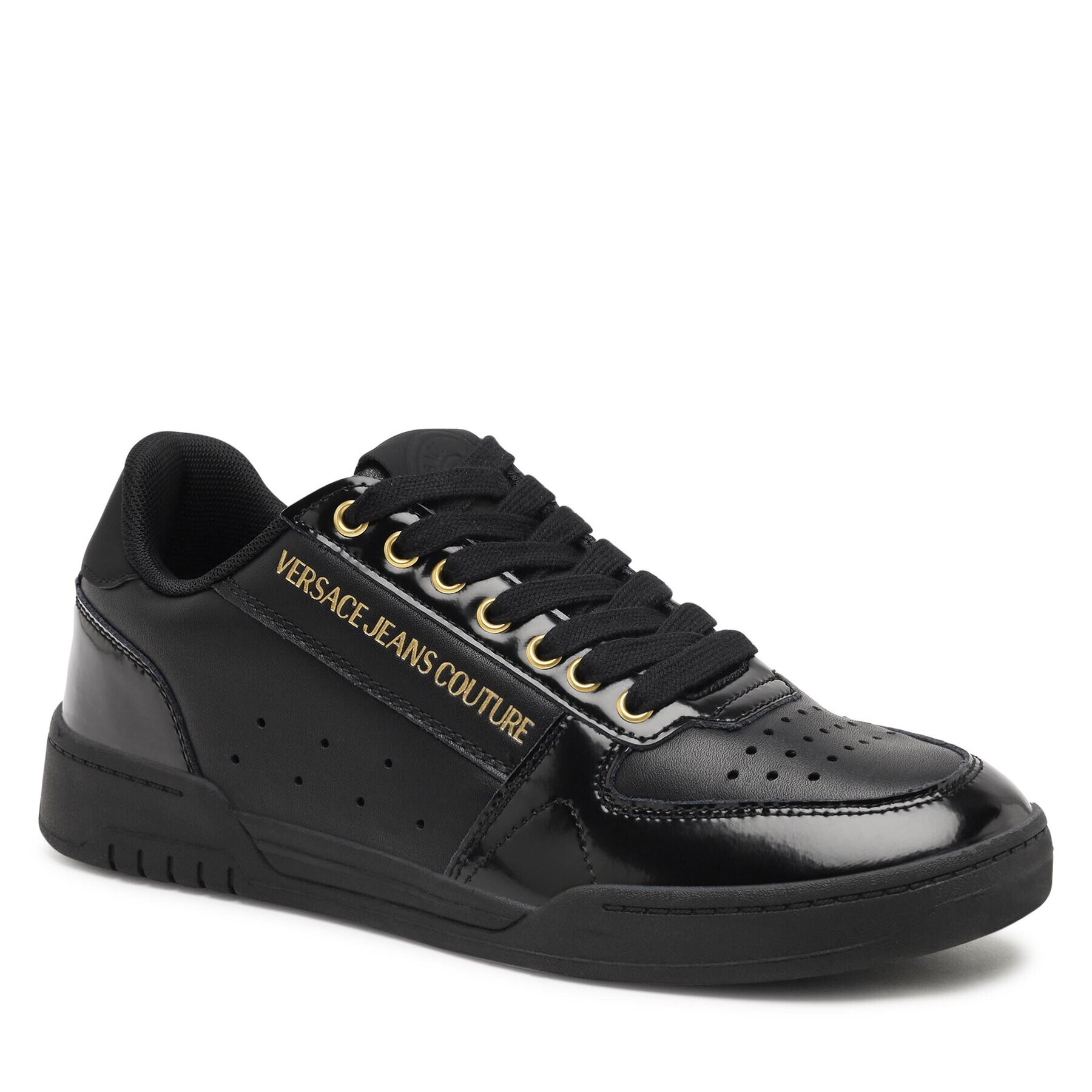 Versace Jeans Couture Сникърси 75YA3SD4 Черен - Pepit.bg