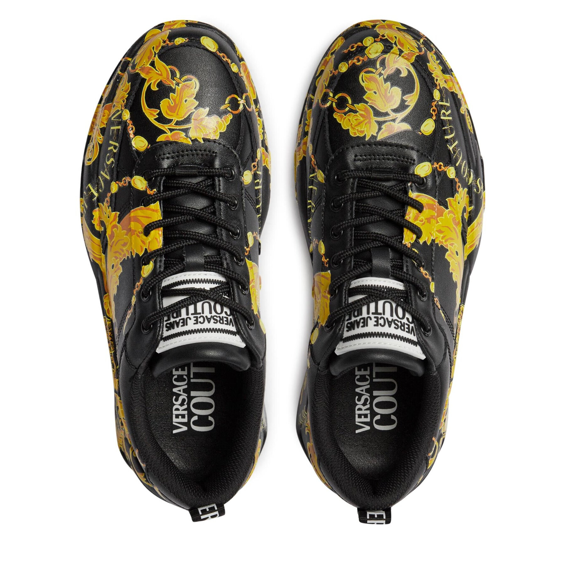 Versace Jeans Couture Сникърси 75YA3SF1 Черен - Pepit.bg
