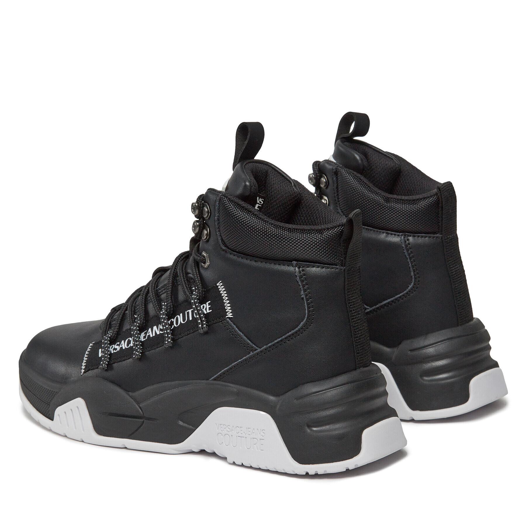 Versace Jeans Couture Сникърси 75YA3SFA Черен - Pepit.bg