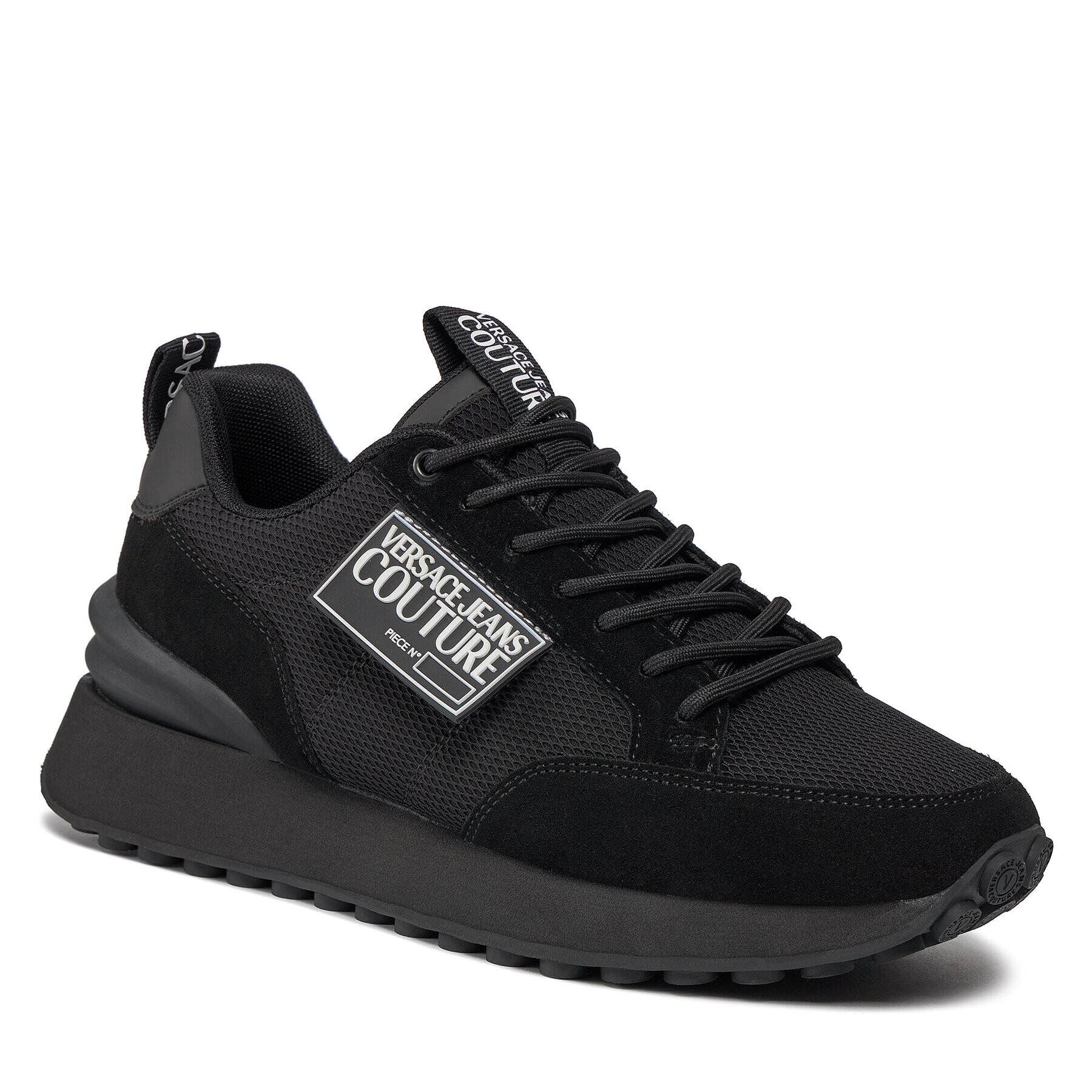 Versace Jeans Couture Сникърси 75YA3SH1 Черен - Pepit.bg