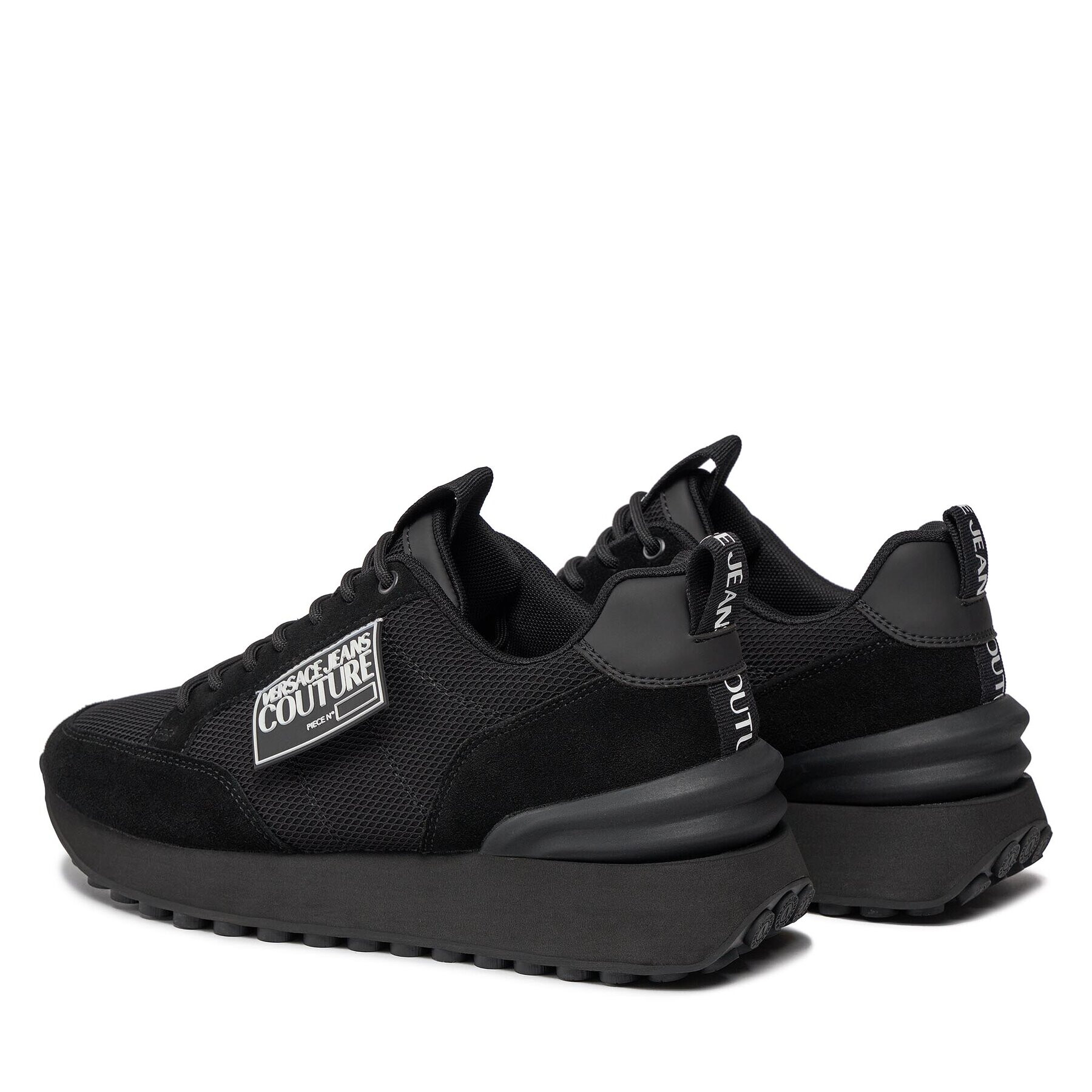 Versace Jeans Couture Сникърси 75YA3SH1 Черен - Pepit.bg