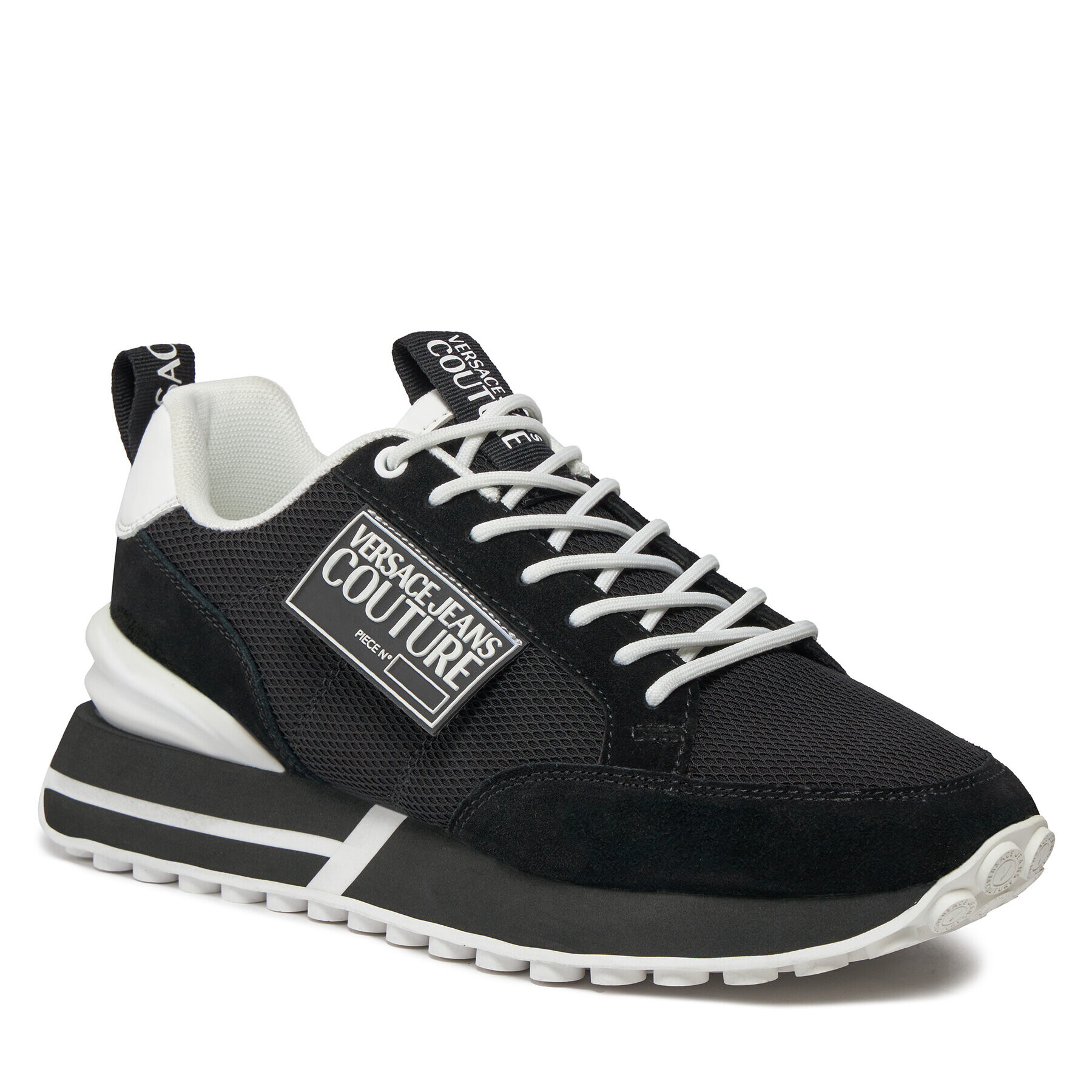 Versace Jeans Couture Сникърси 75YA3SH1 Черен - Pepit.bg