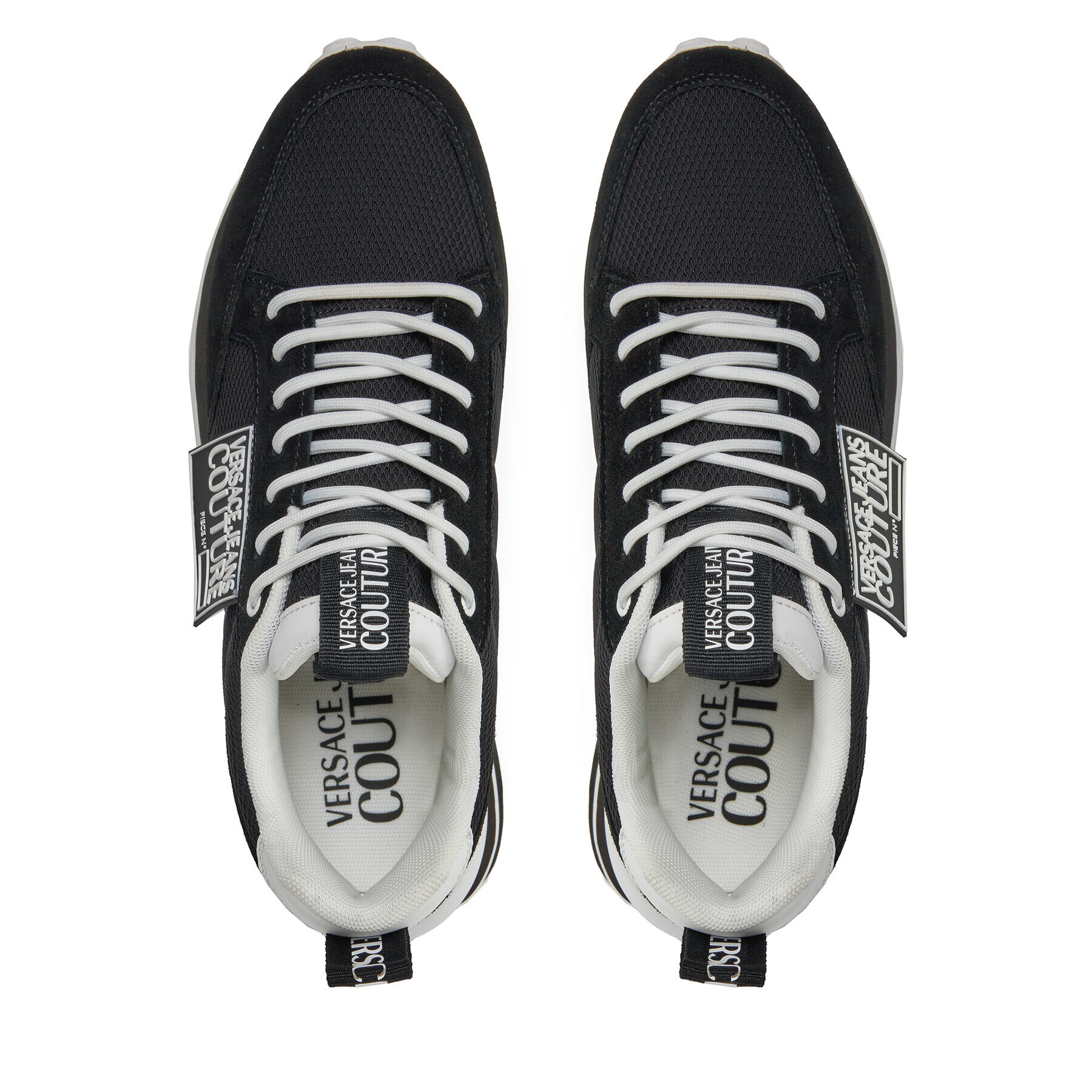 Versace Jeans Couture Сникърси 75YA3SH1 Черен - Pepit.bg