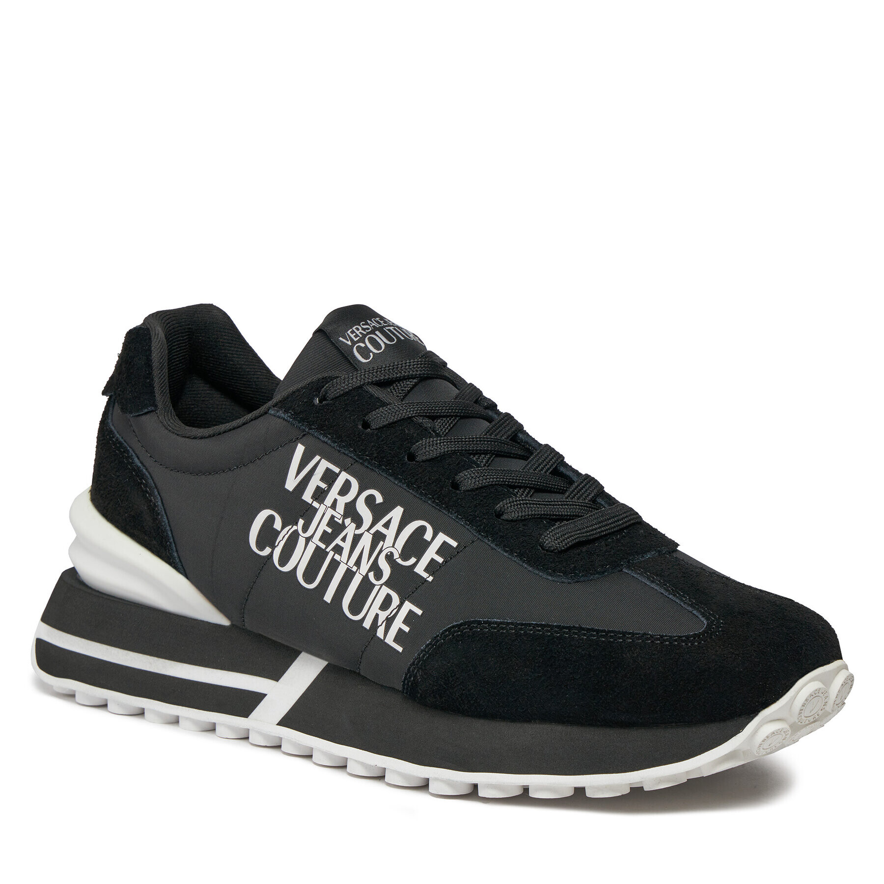 Versace Jeans Couture Сникърси 75YA3SH4 Черен - Pepit.bg