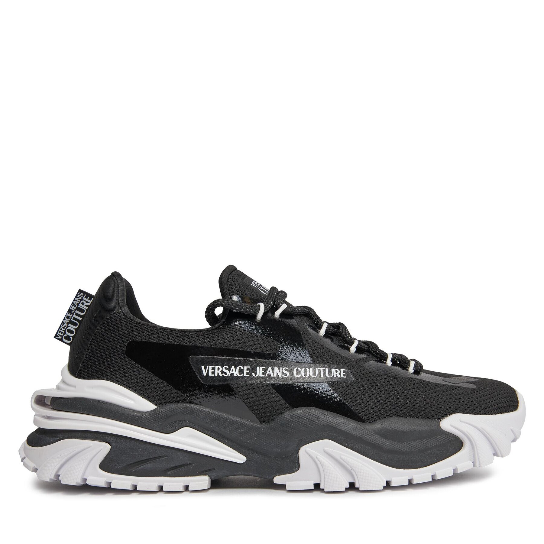 Versace Jeans Couture Сникърси 75YA3SI8 Черен - Pepit.bg