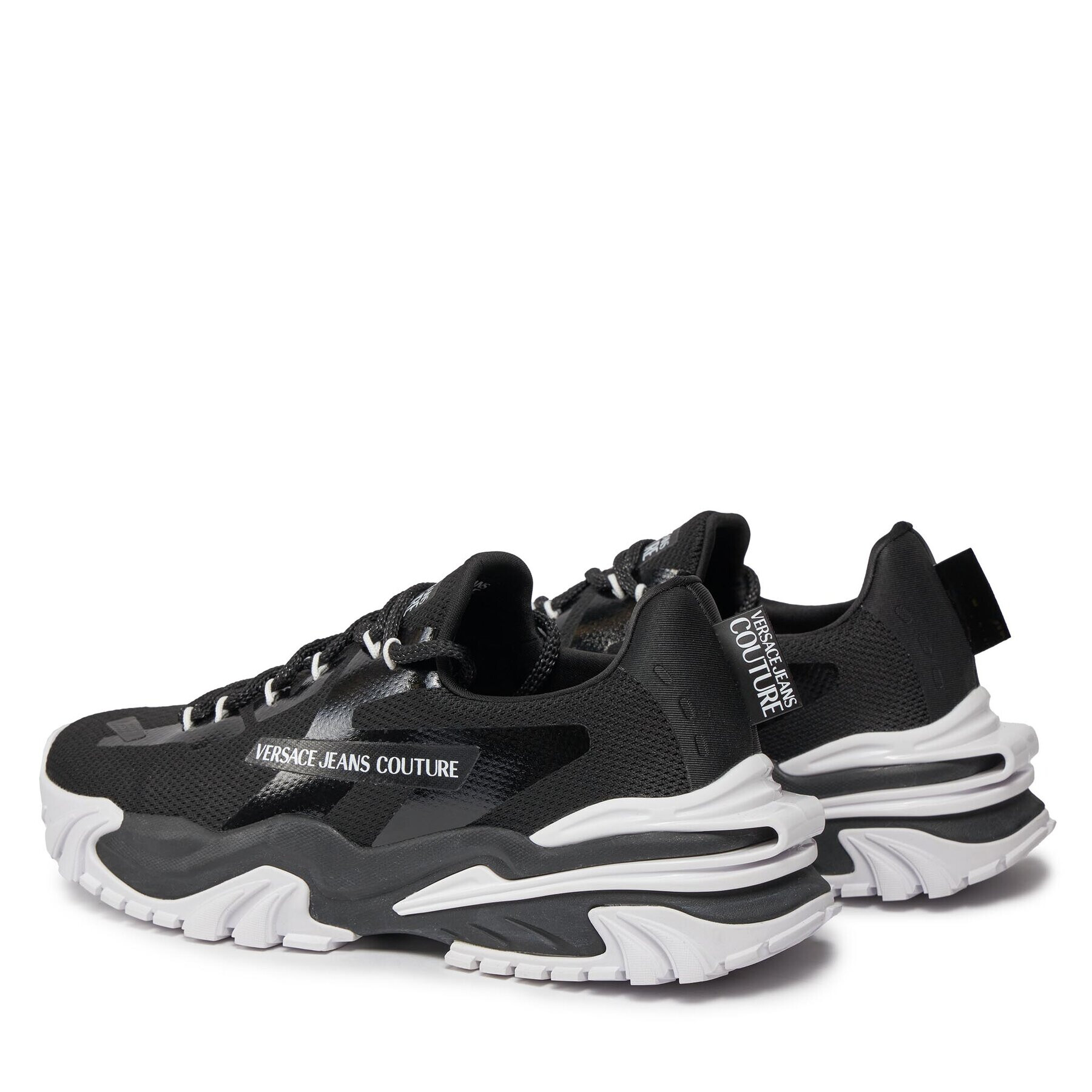Versace Jeans Couture Сникърси 75YA3SI8 Черен - Pepit.bg