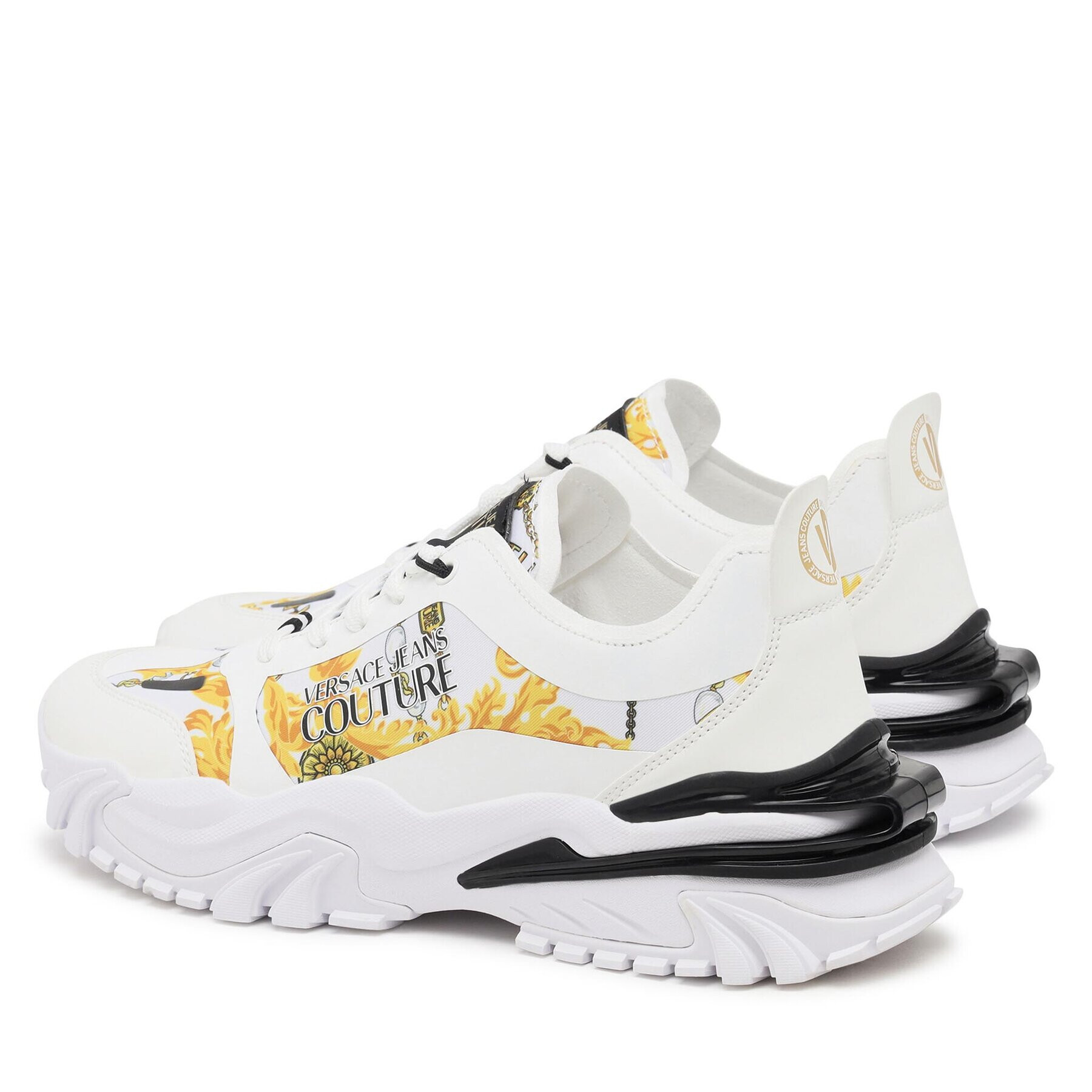 Versace Jeans Couture Сникърси 75YA3SIB Бял - Pepit.bg