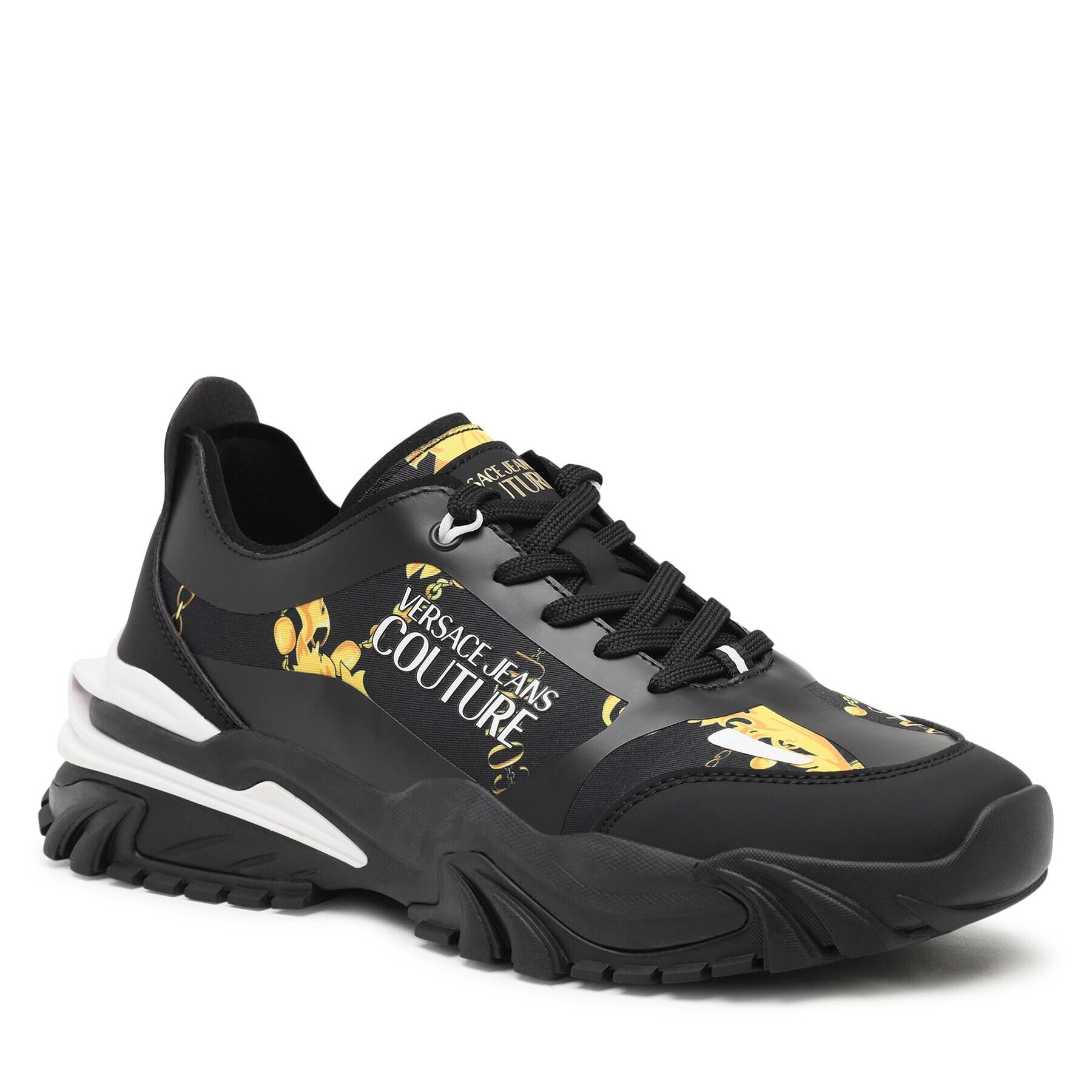 Versace Jeans Couture Сникърси 75YA3SIB Черен - Pepit.bg