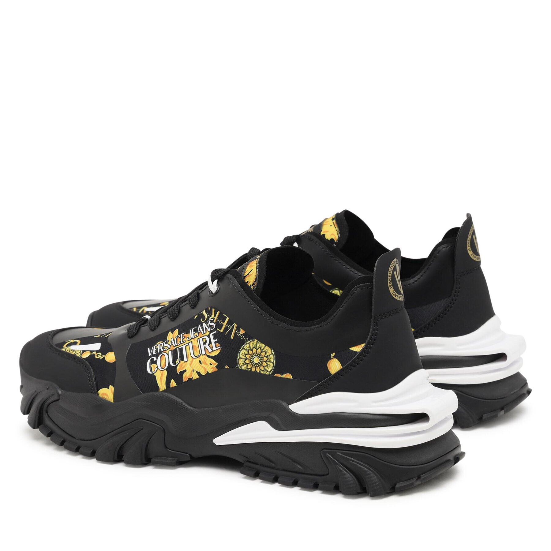 Versace Jeans Couture Сникърси 75YA3SIB Черен - Pepit.bg