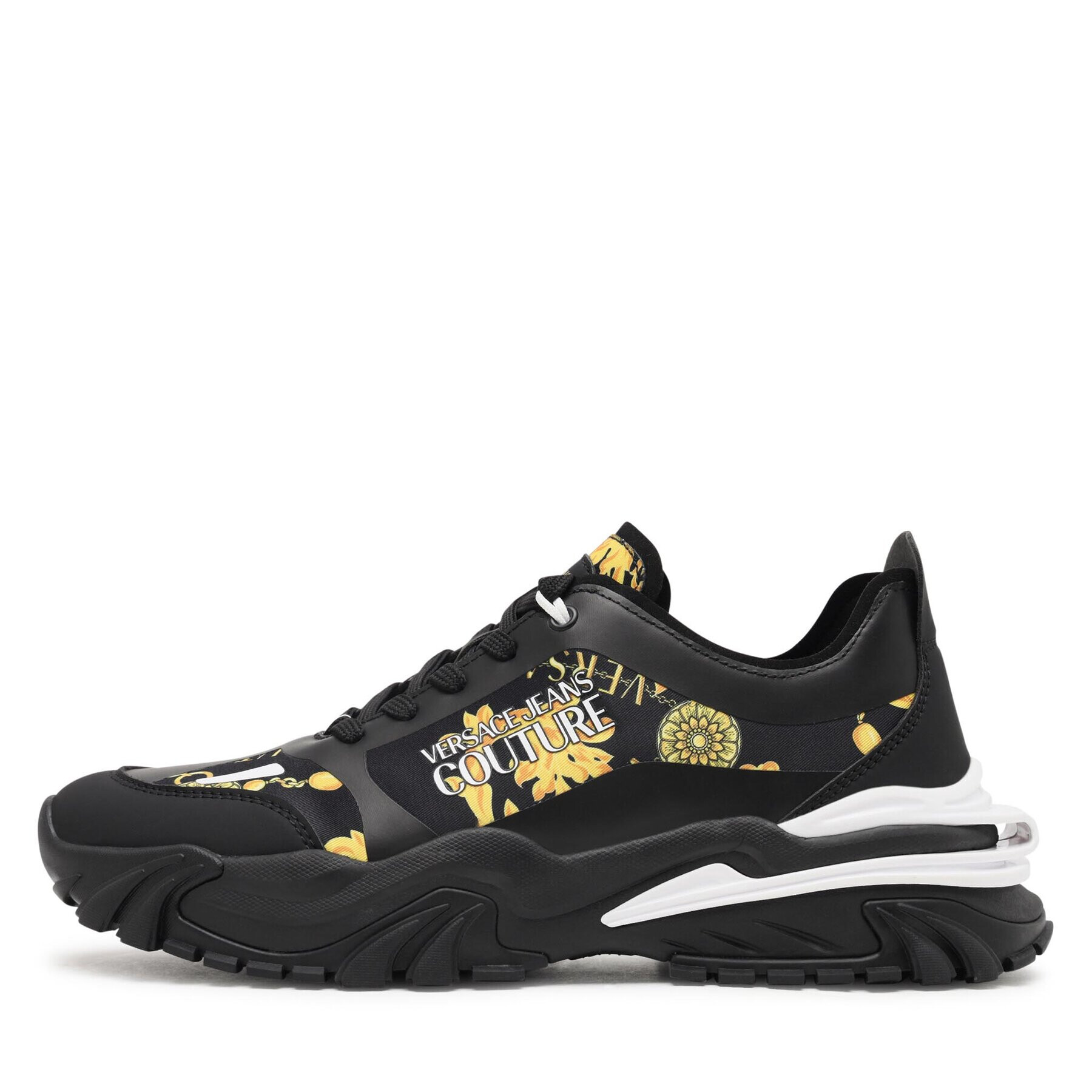 Versace Jeans Couture Сникърси 75YA3SIB Черен - Pepit.bg