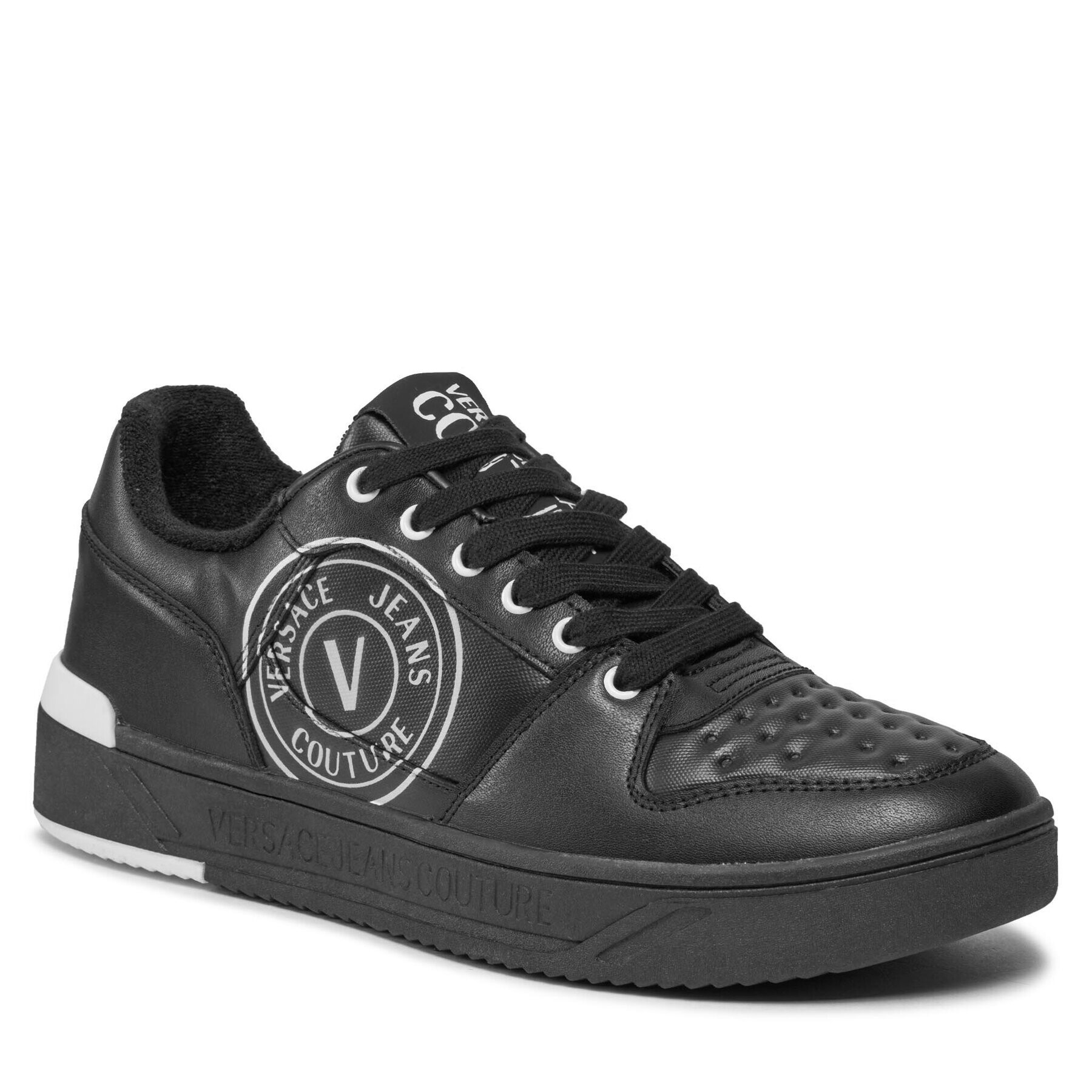 Versace Jeans Couture Сникърси 75YA3SJ1 Черен - Pepit.bg