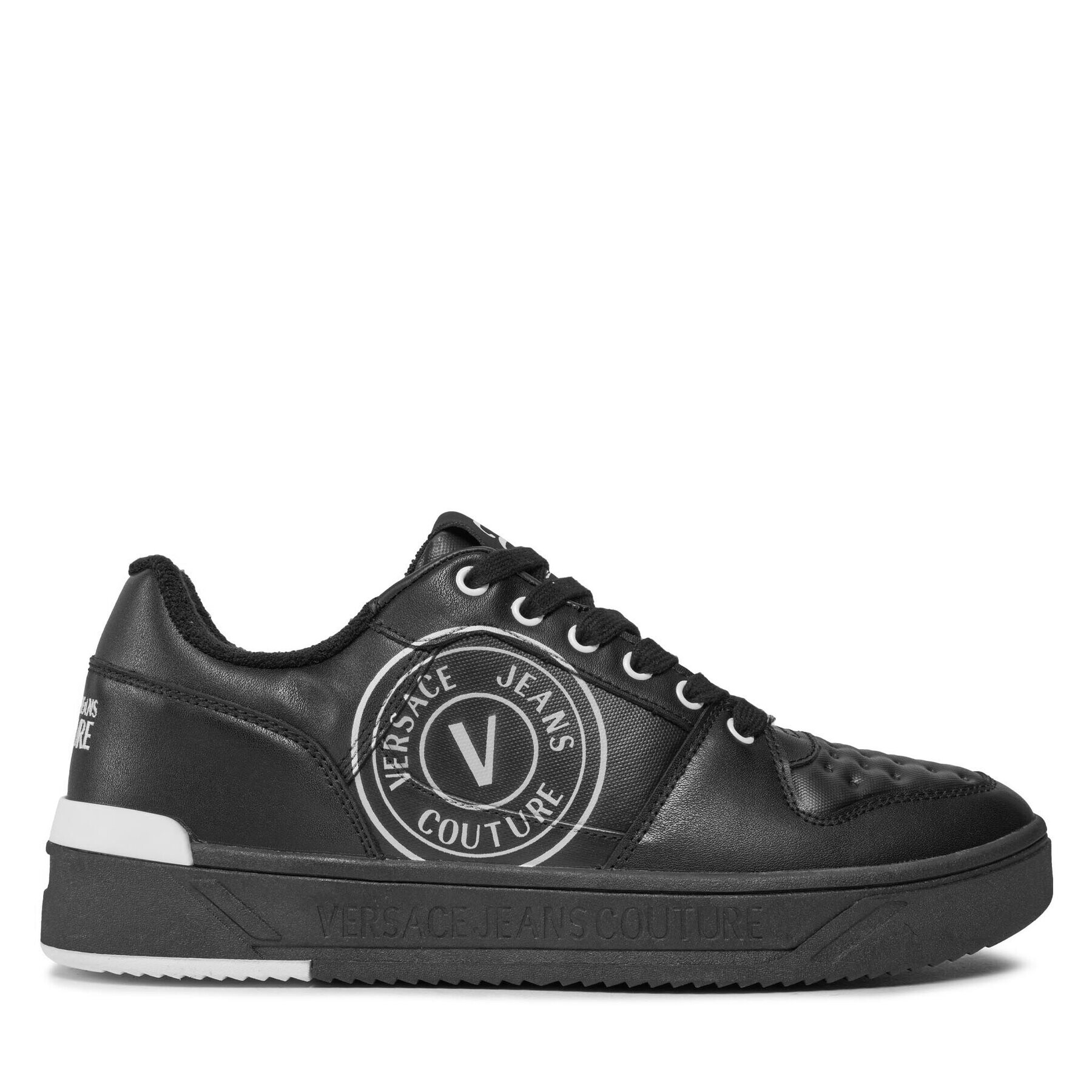 Versace Jeans Couture Сникърси 75YA3SJ1 Черен - Pepit.bg