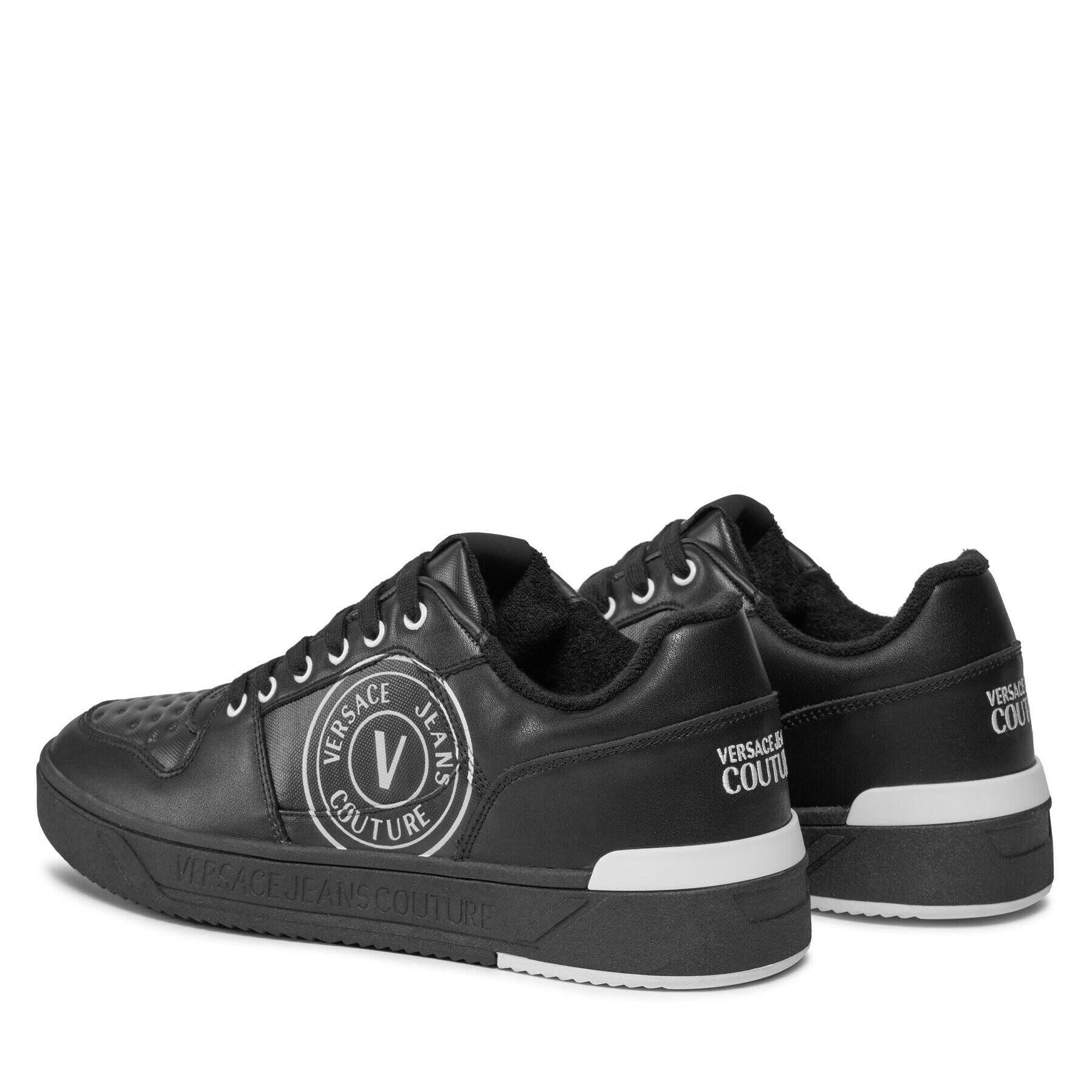 Versace Jeans Couture Сникърси 75YA3SJ1 Черен - Pepit.bg