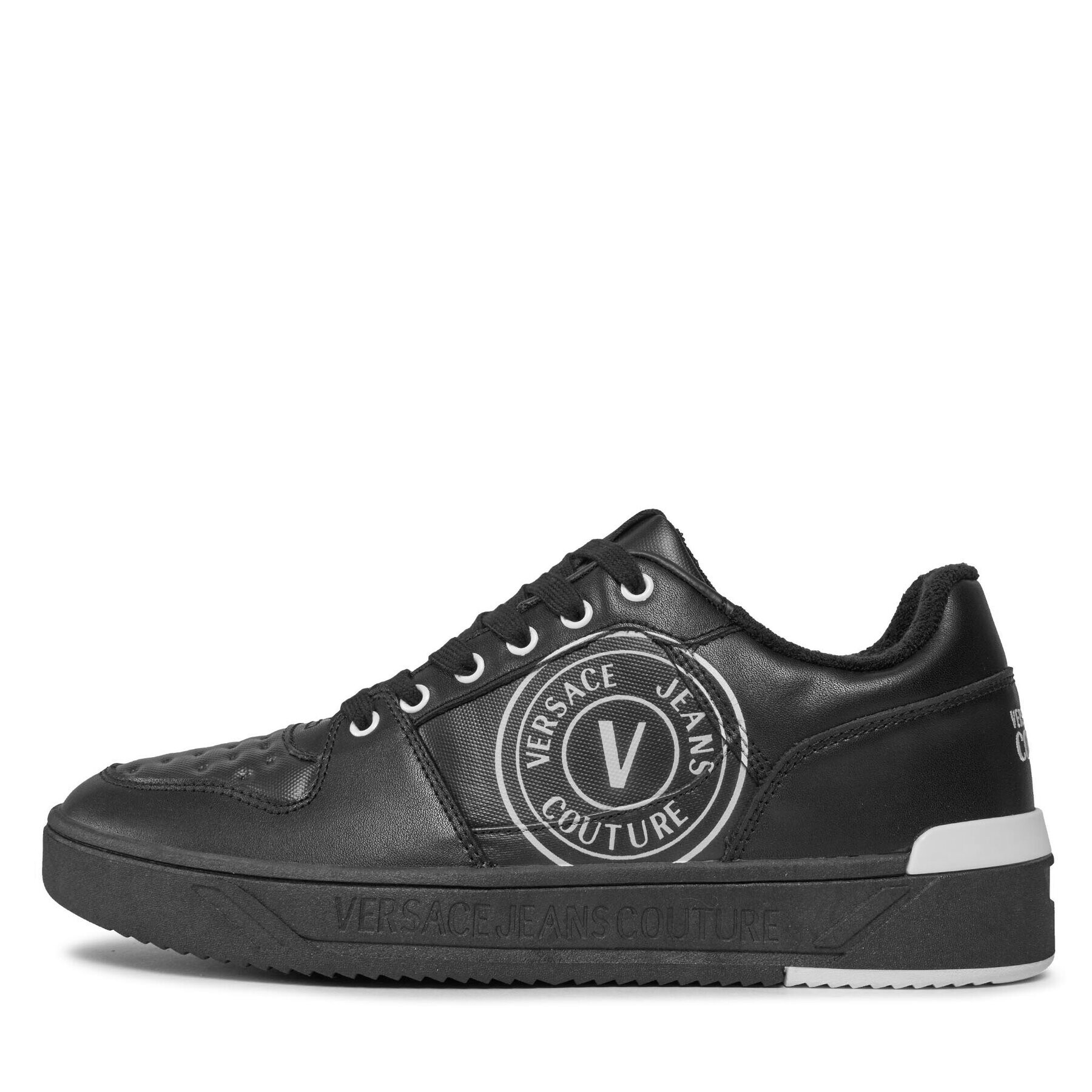 Versace Jeans Couture Сникърси 75YA3SJ1 Черен - Pepit.bg