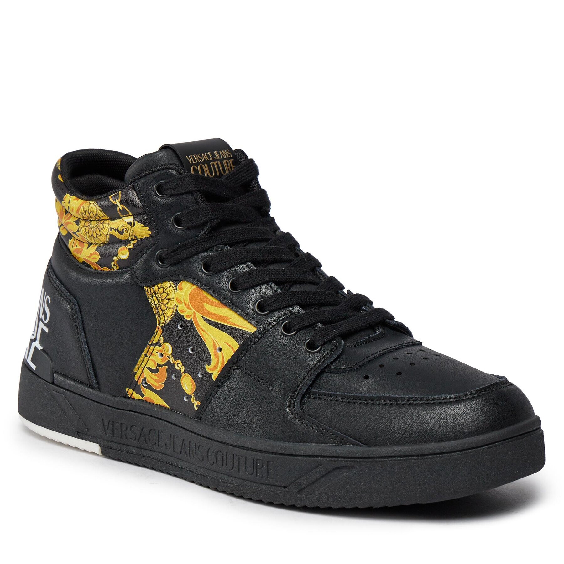 Versace Jeans Couture Сникърси 75YA3SJ7 Черен - Pepit.bg