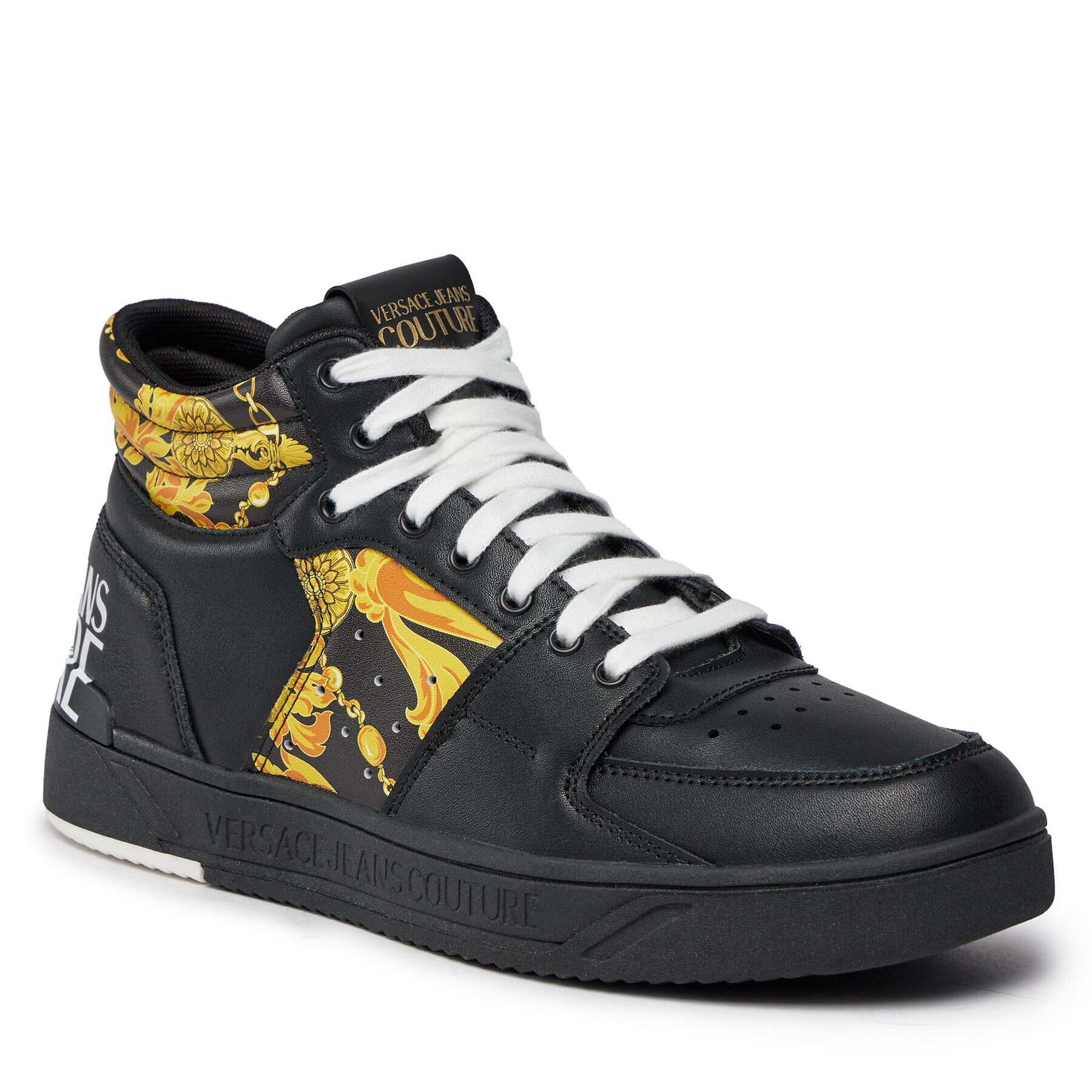 Versace Jeans Couture Сникърси 75YA3SJ7 Черен - Pepit.bg