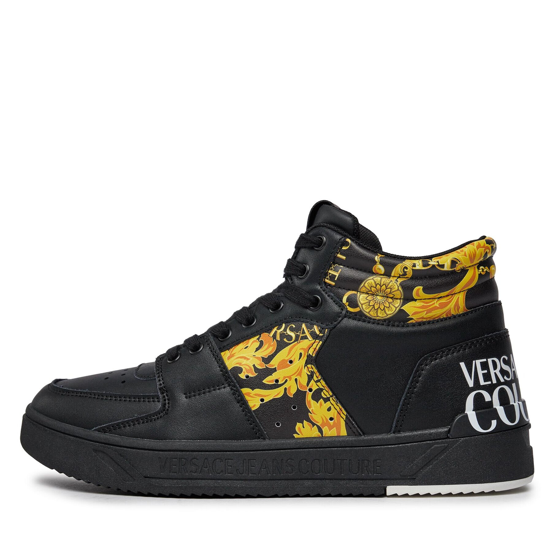 Versace Jeans Couture Сникърси 75YA3SJ7 Черен - Pepit.bg