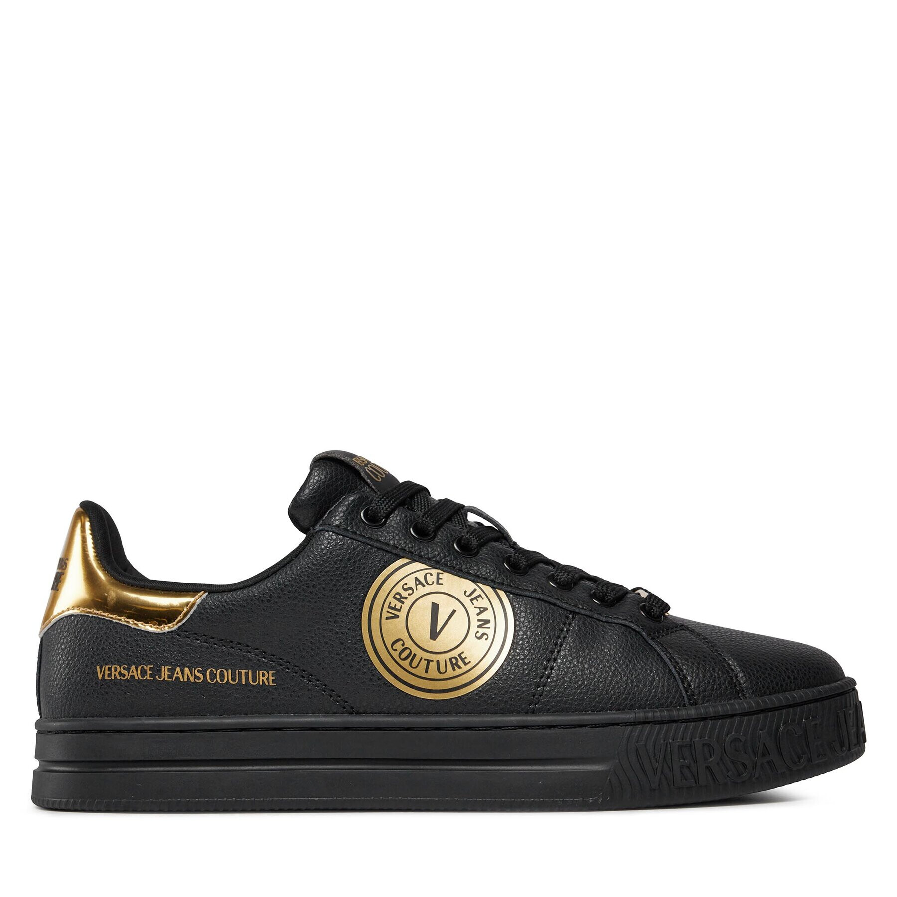 Versace Jeans Couture Сникърси 75YA3SK1 Черен - Pepit.bg
