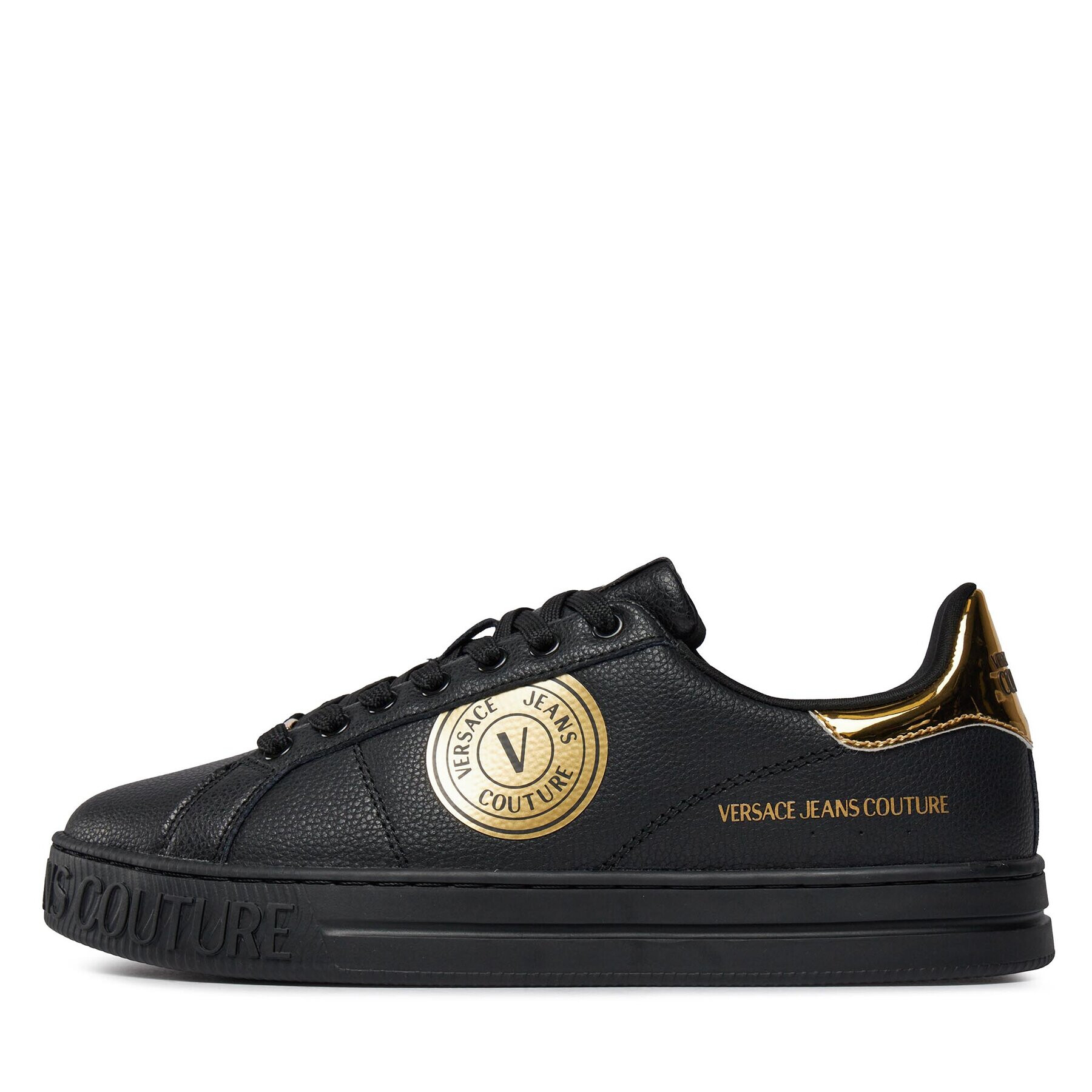 Versace Jeans Couture Сникърси 75YA3SK1 Черен - Pepit.bg