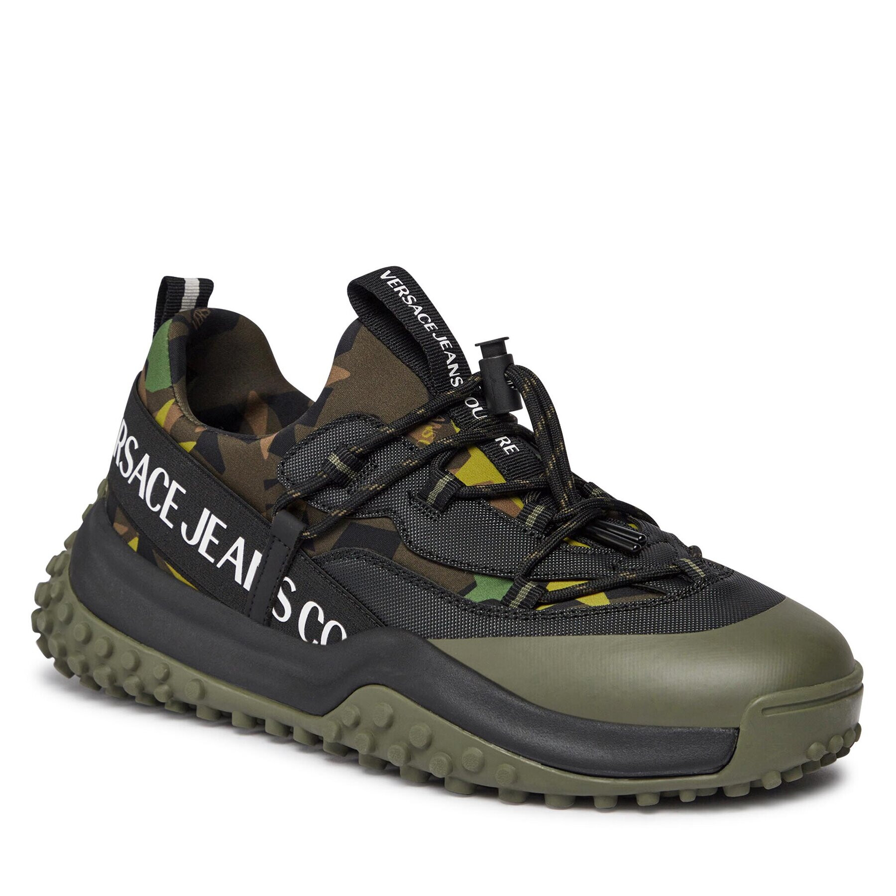 Versace Jeans Couture Сникърси 75YA3SN2 Каки - Pepit.bg
