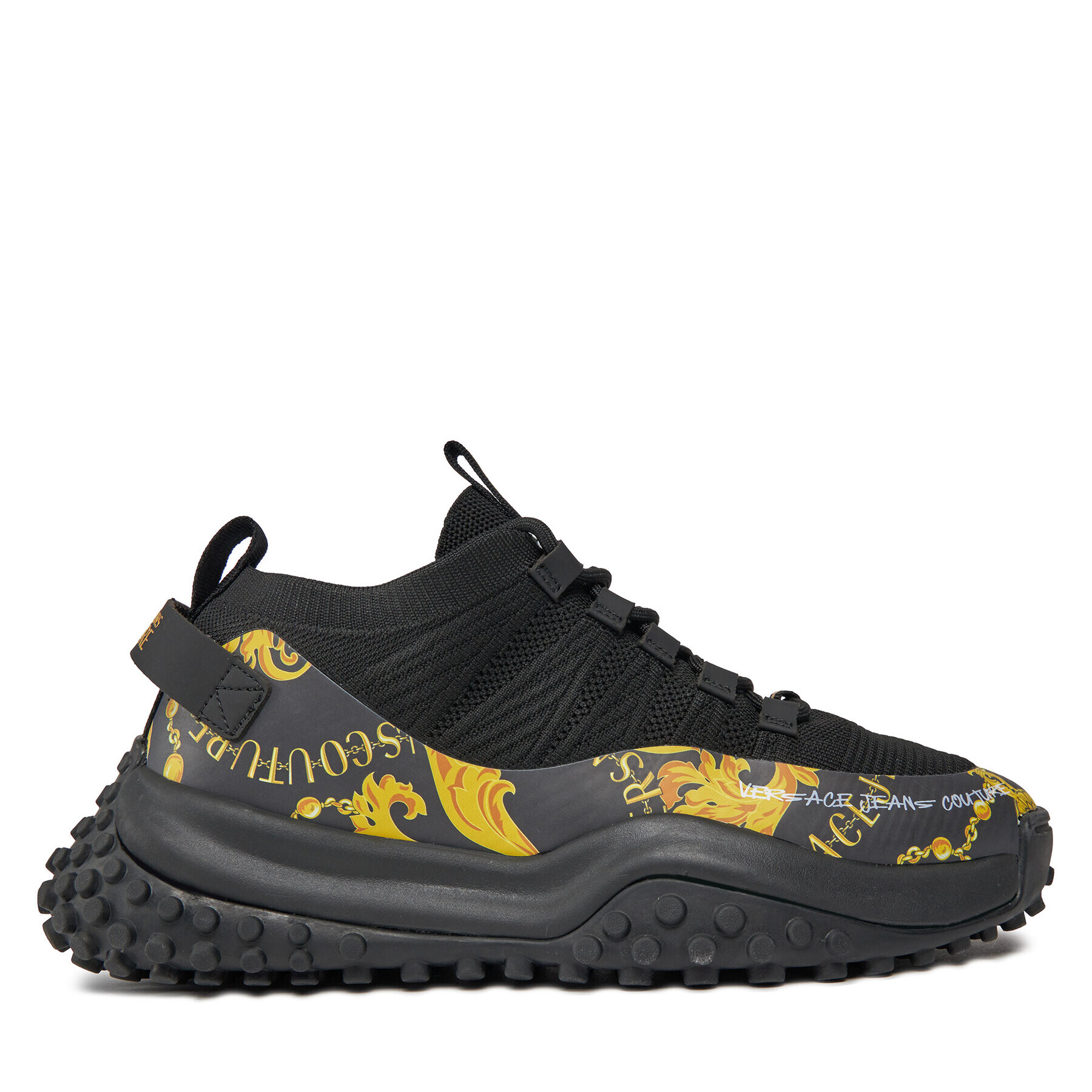 Versace Jeans Couture Сникърси 75YA3SN8 Черен - Pepit.bg