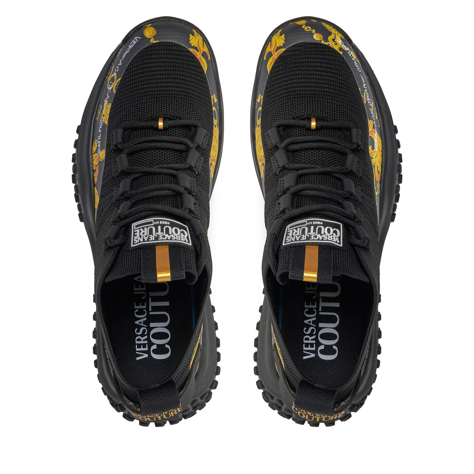 Versace Jeans Couture Сникърси 75YA3SN8 Черен - Pepit.bg