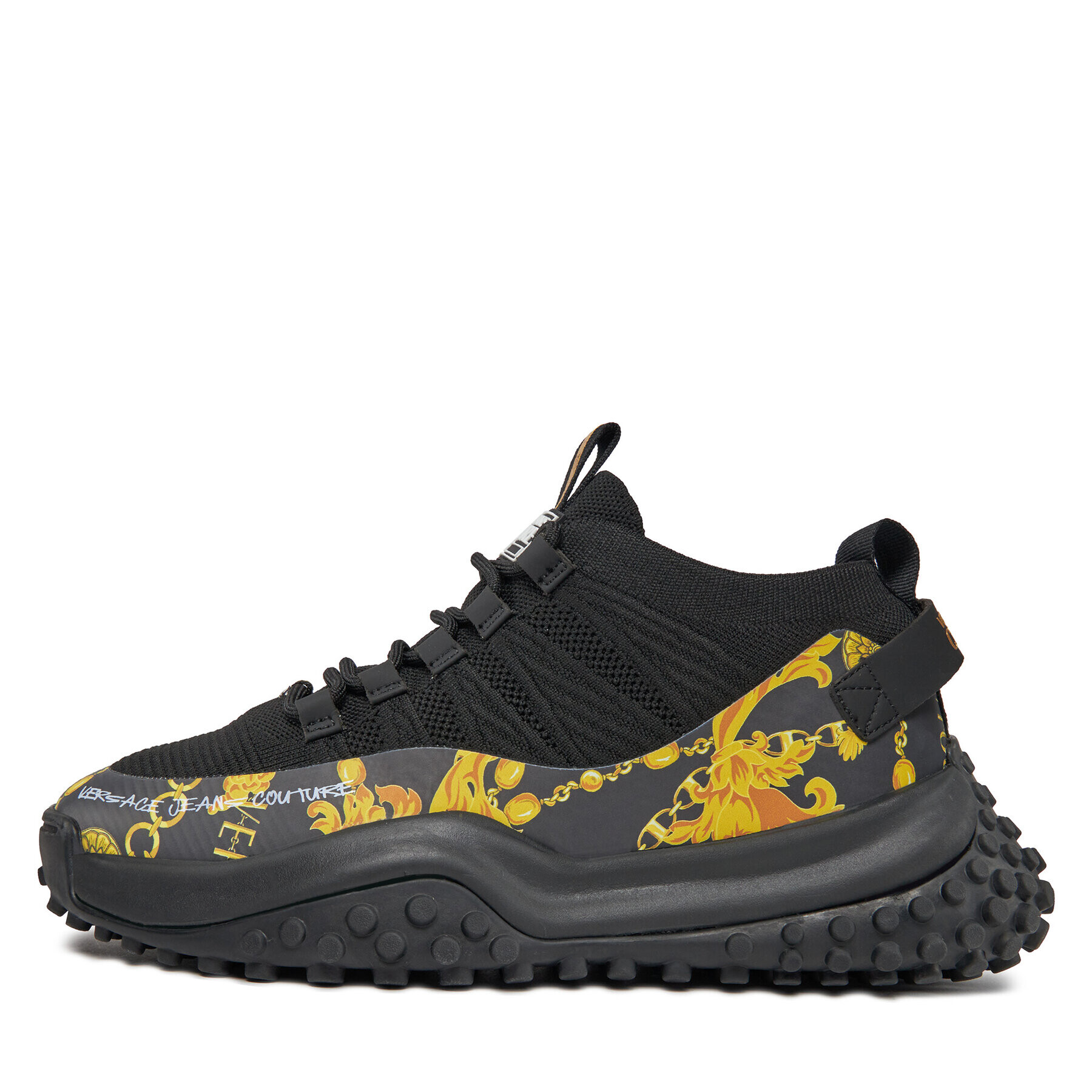 Versace Jeans Couture Сникърси 75YA3SN8 Черен - Pepit.bg