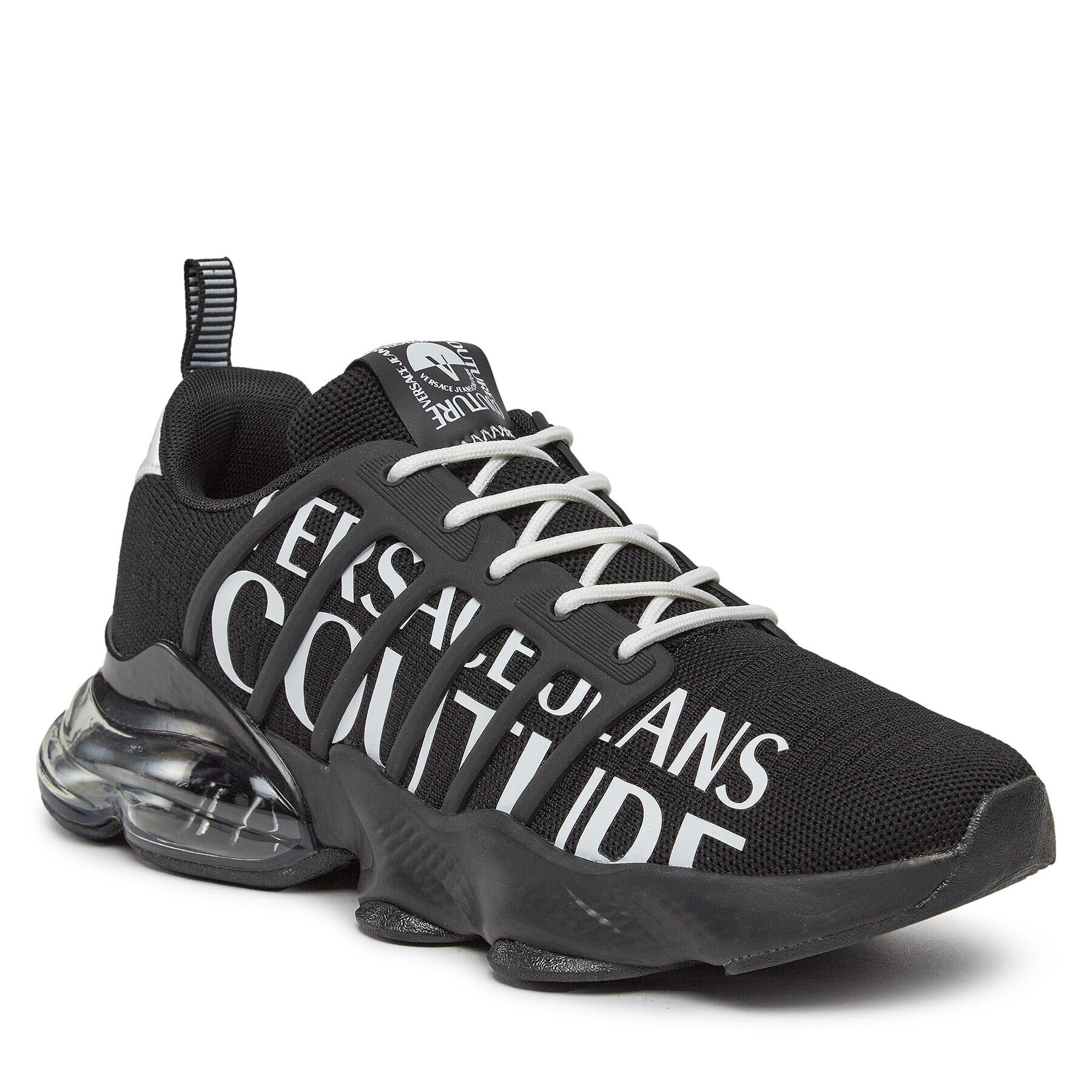 Versace Jeans Couture Сникърси 75YA3SU1 Черен - Pepit.bg