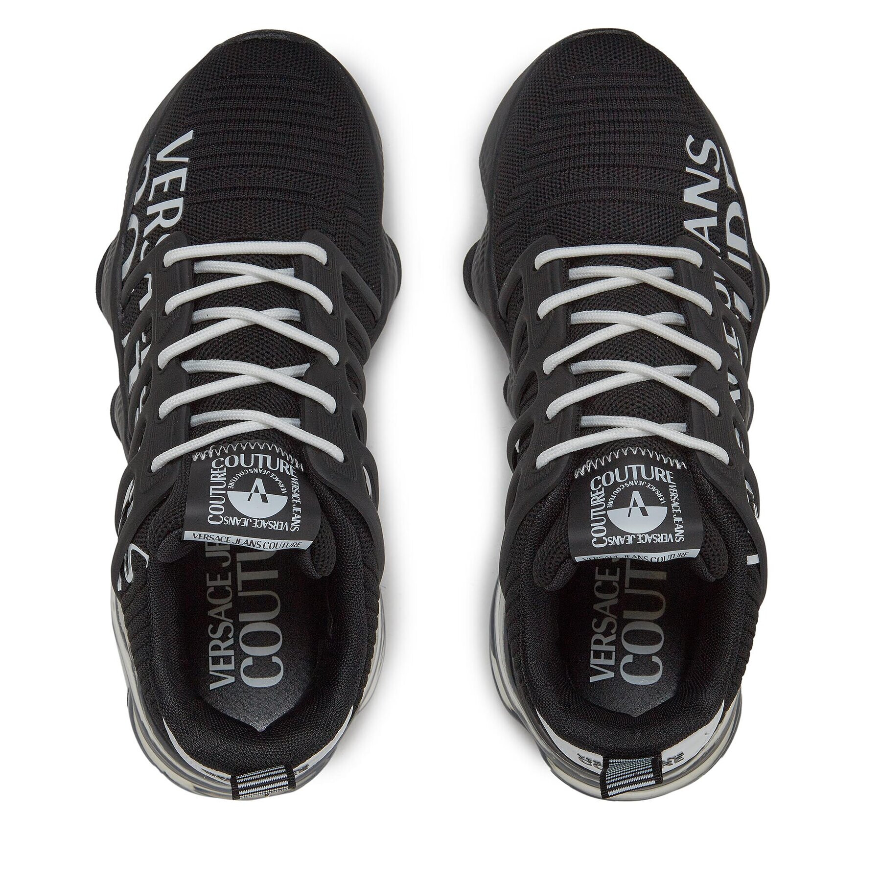 Versace Jeans Couture Сникърси 75YA3SU1 Черен - Pepit.bg