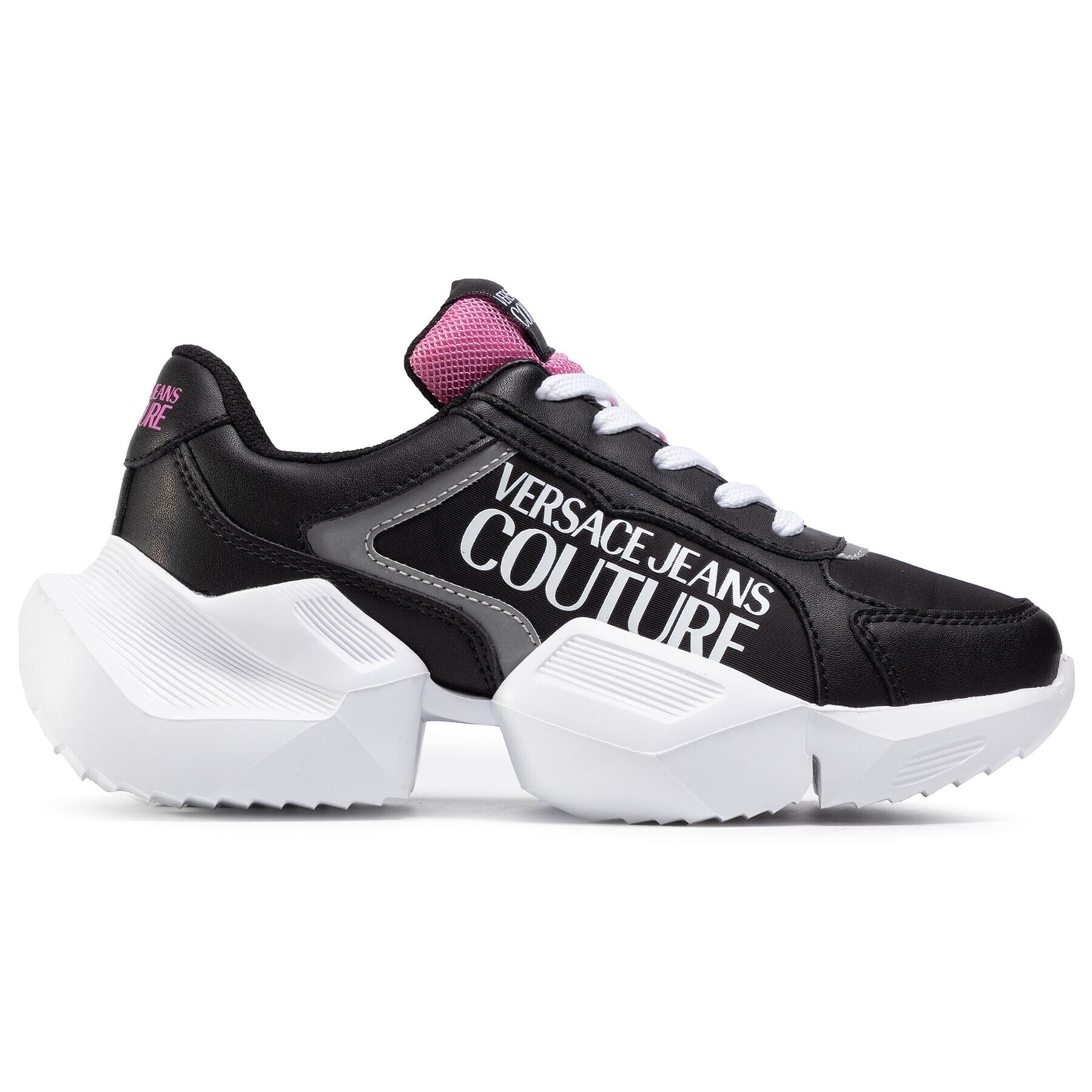 Versace Jeans Couture Сникърси E0VZASU3 Черен - Pepit.bg