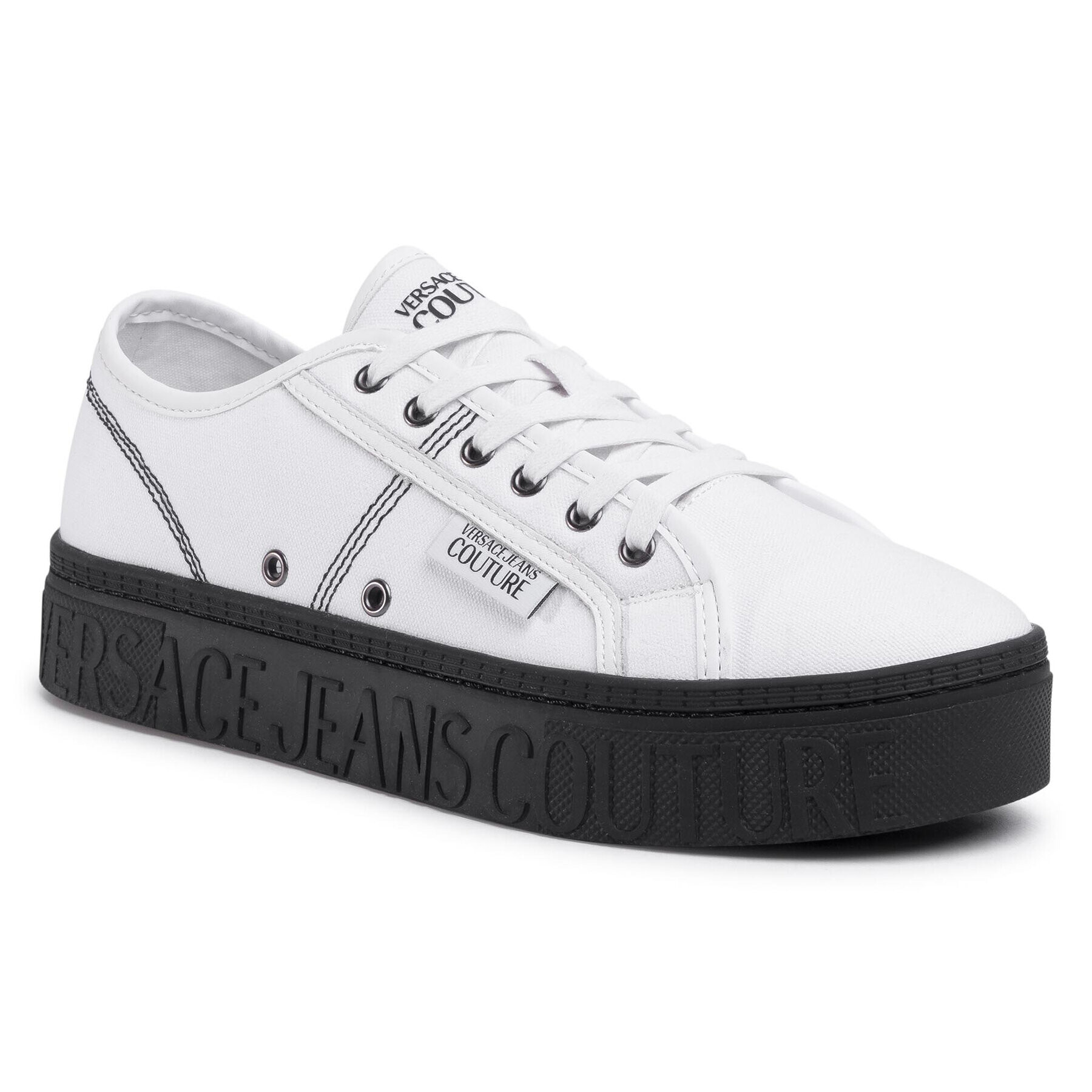 Versace Jeans Couture Сникърси E0YVBSD4 Бял - Pepit.bg