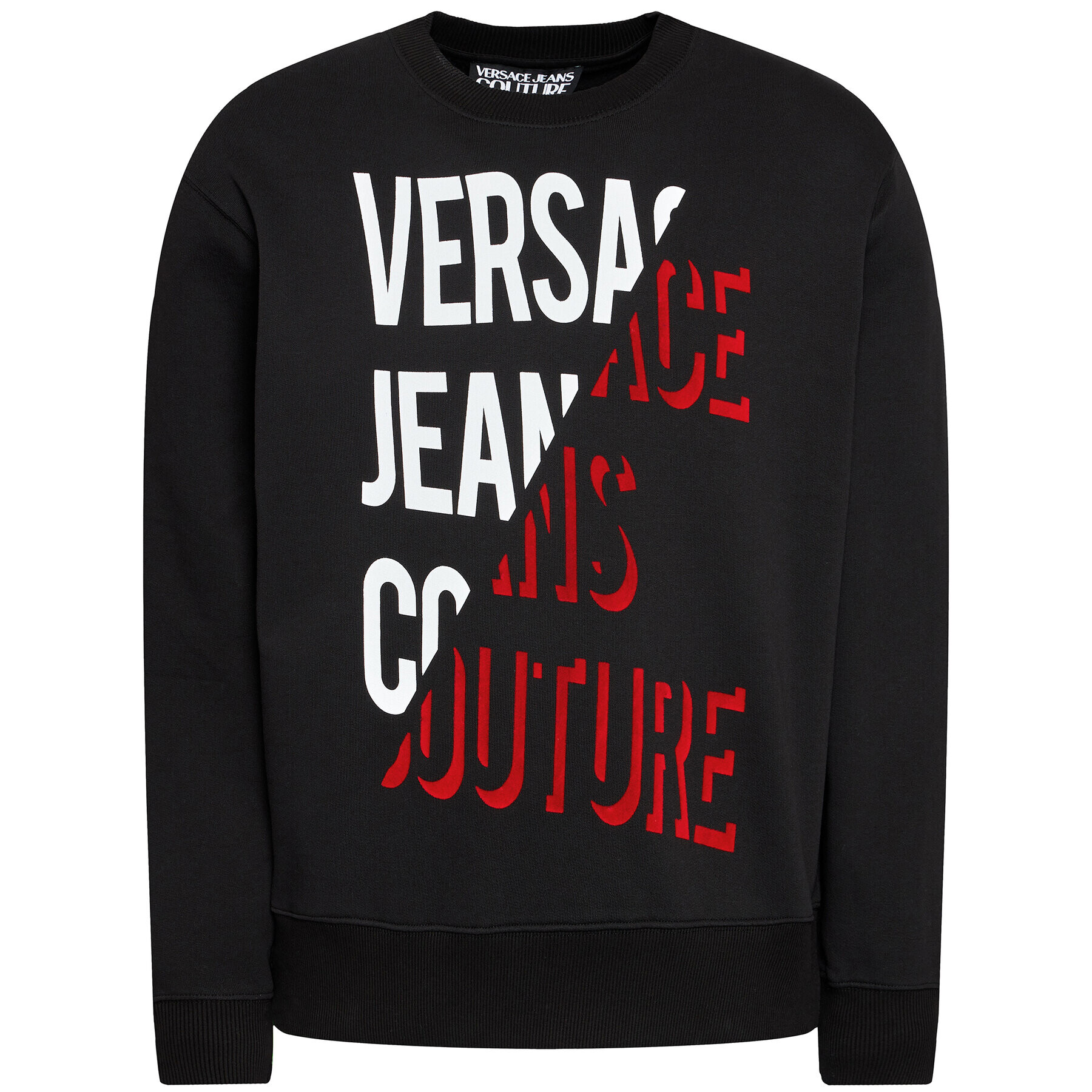 Versace Jeans Couture Суитшърт 71GAIF04 Черен Regular Fit - Pepit.bg