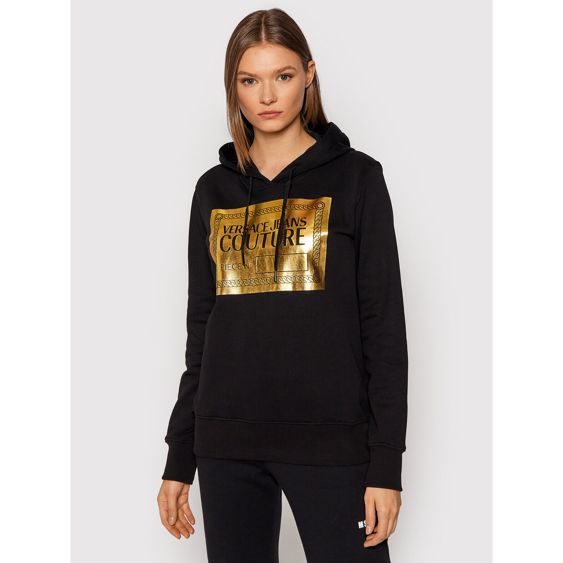 Versace Jeans Couture Суитшърт 71HAIT15 Черен Regular Fit - Pepit.bg