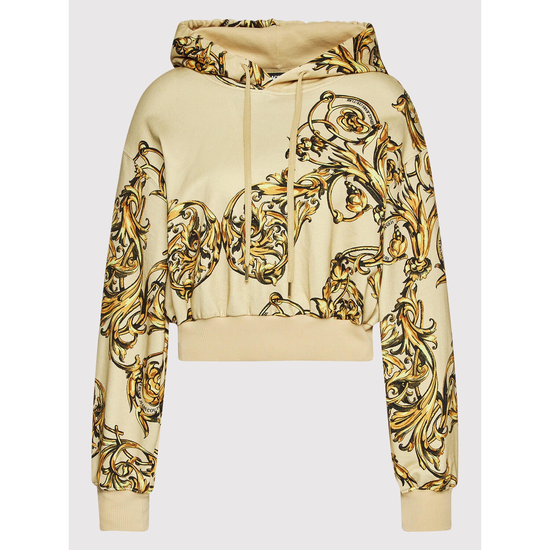 Versace Jeans Couture Суитшърт 72HAI314 Бежов Regular Fit - Pepit.bg