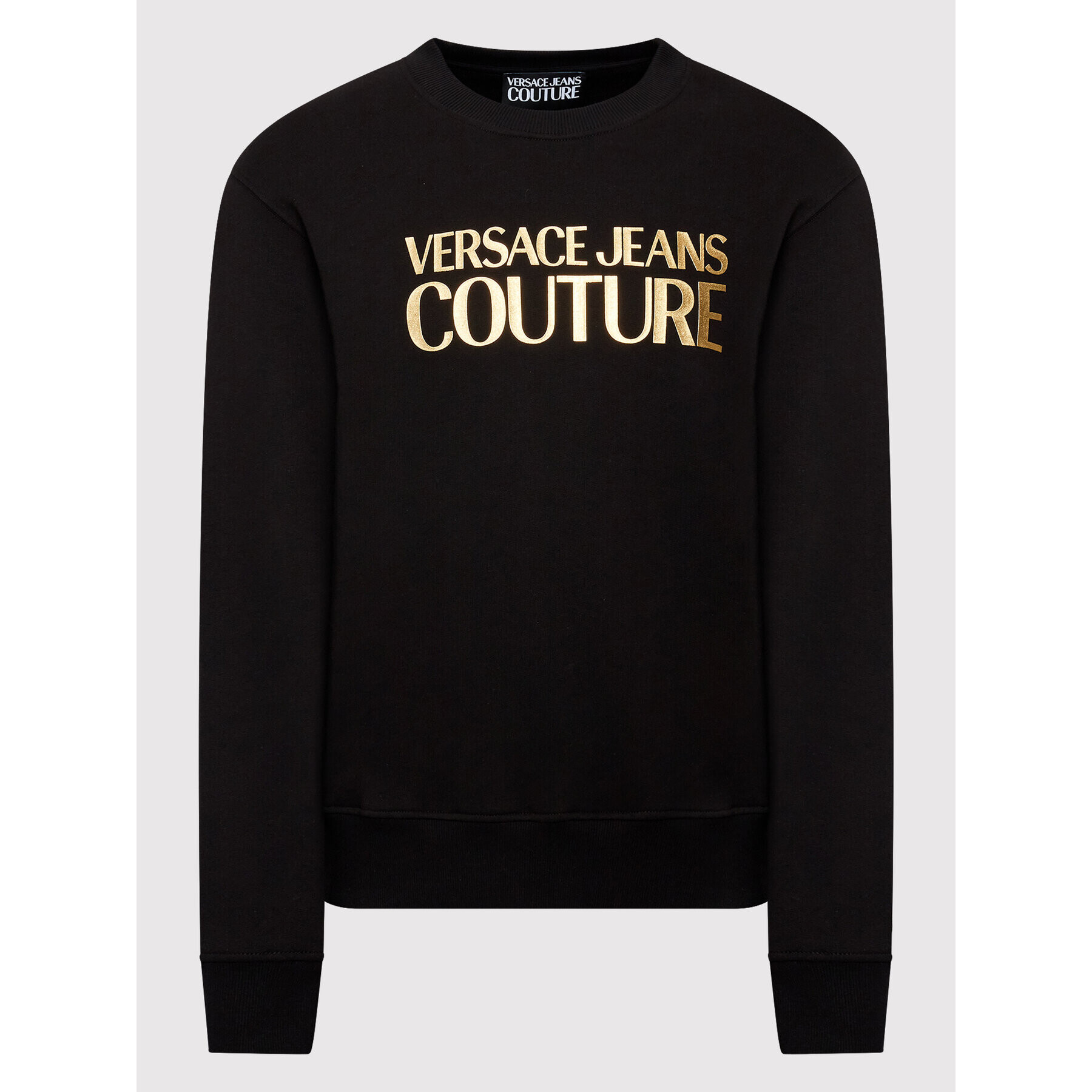 Versace Jeans Couture Суитшърт 73GAIT01 Черен Regular Fit - Pepit.bg
